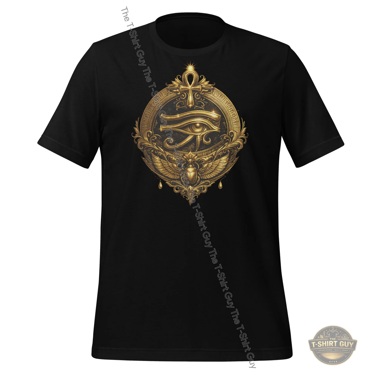 Watermarked - Golden Eye of Horus Unisex t-shirt