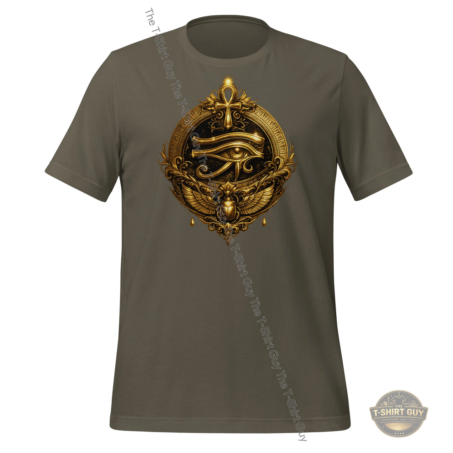 Watermarked - Golden Eye of Horus Unisex t-shirt