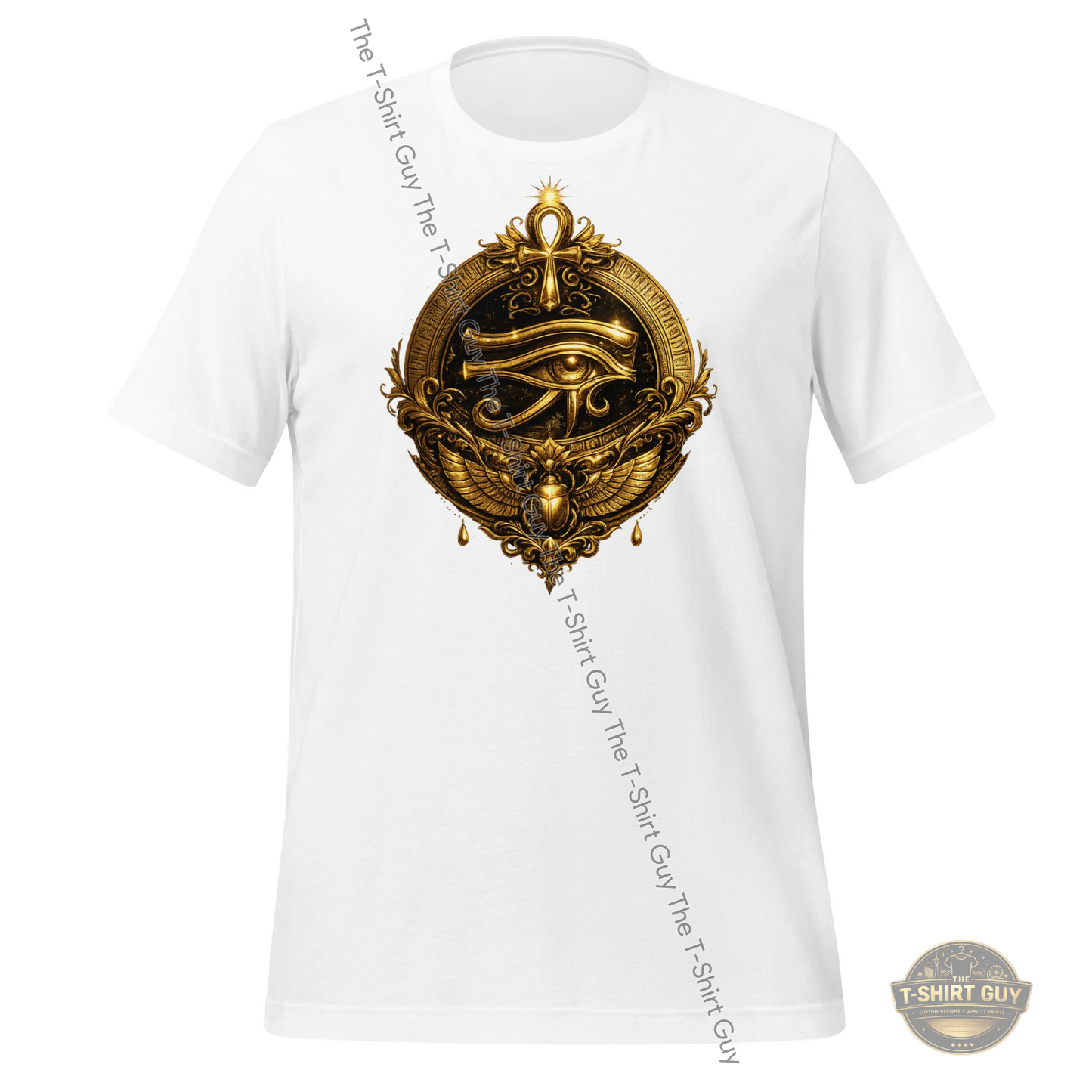 Watermarked - Golden Eye of Horus Unisex t-shirt