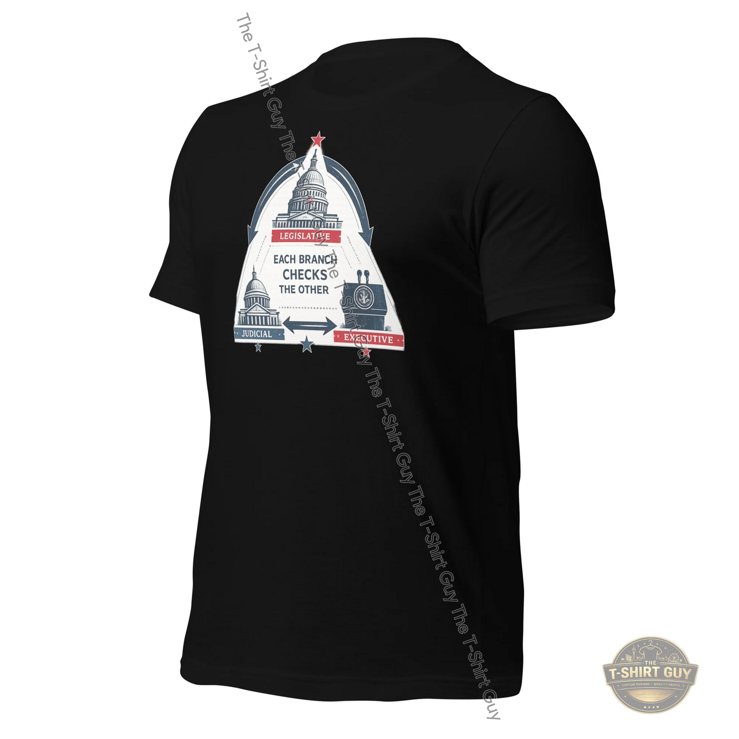 Watermarked - Checks and Balances Unisex t-shirt