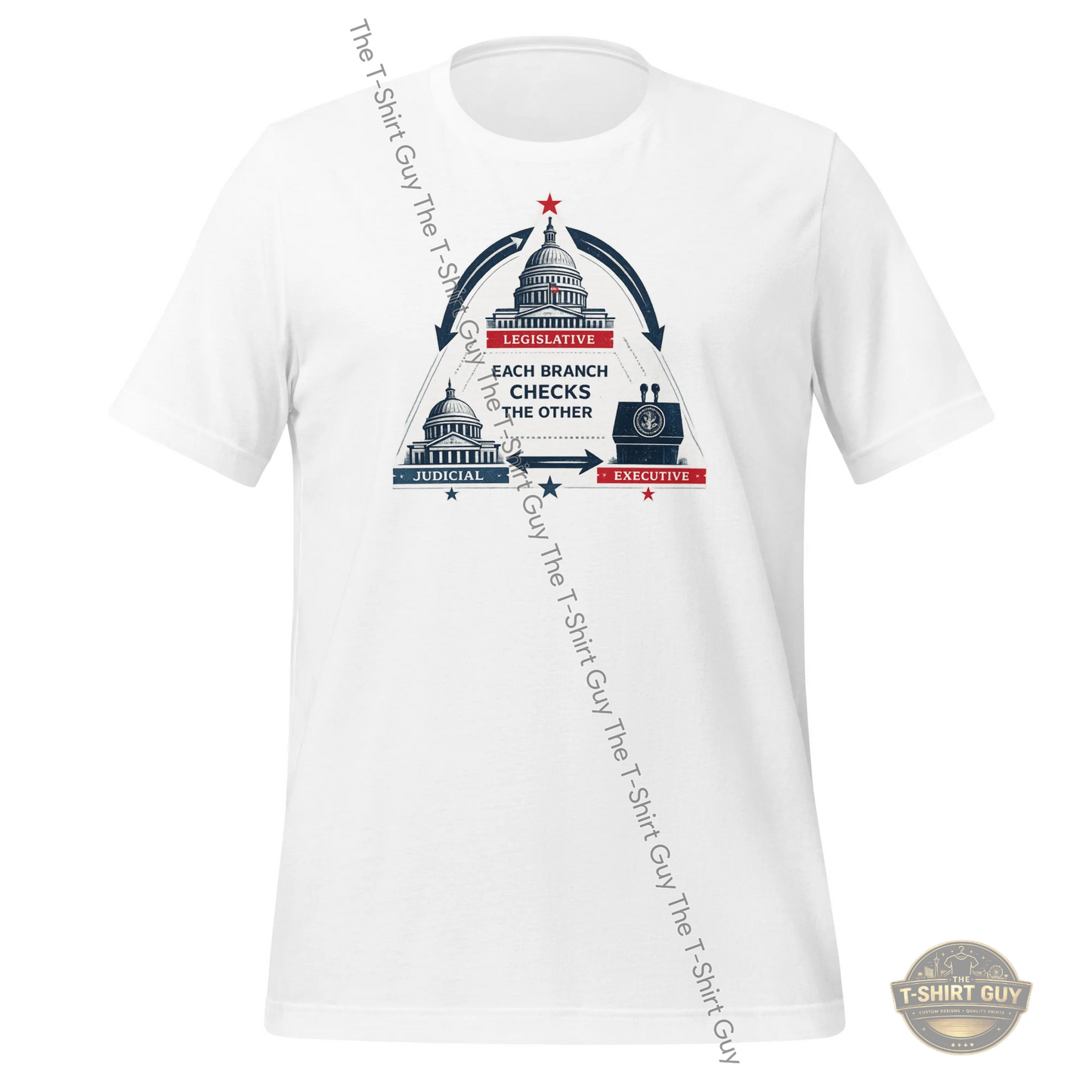 Watermarked - Checks and Balances Unisex t-shirt