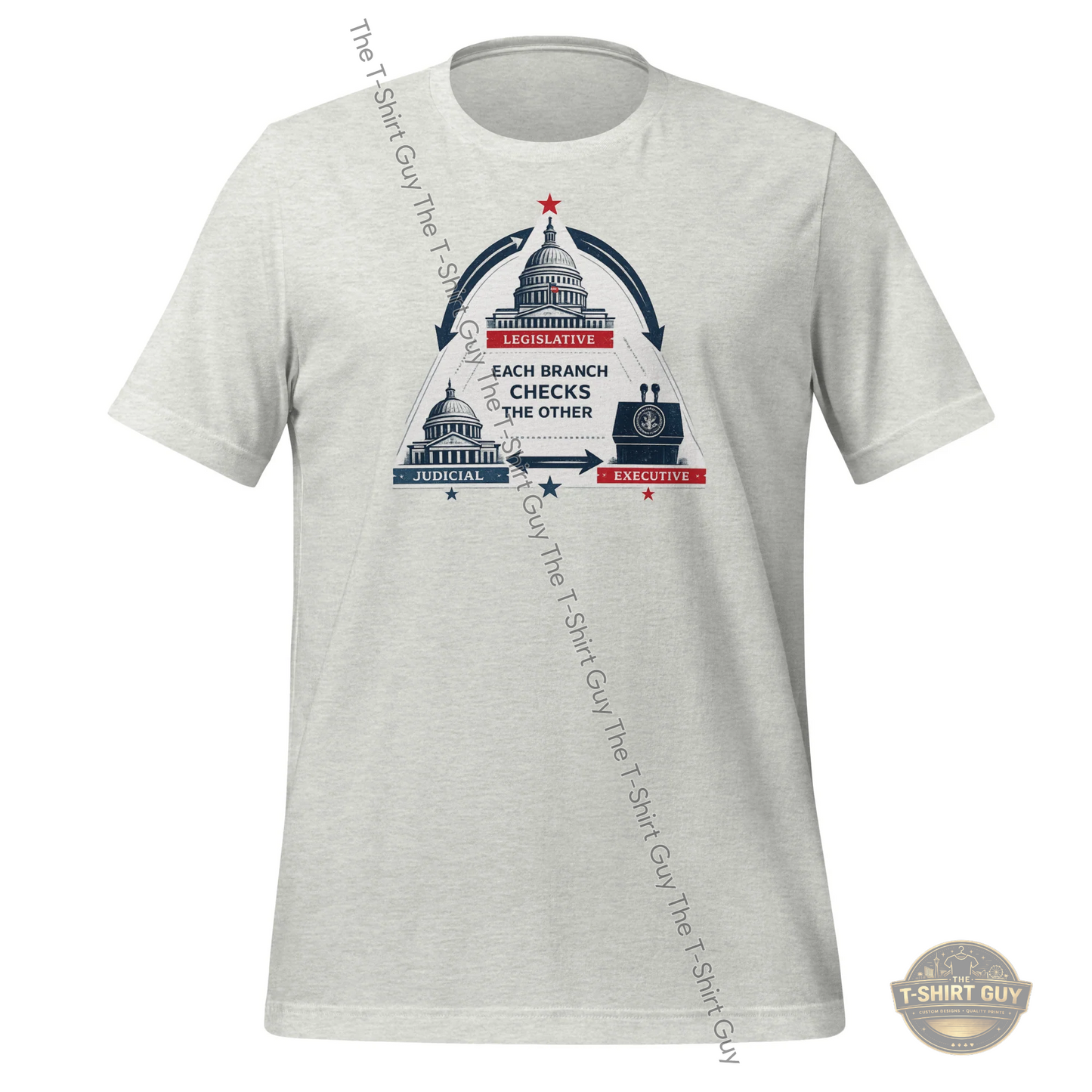 Watermarked - Checks and Balances Unisex t-shirt