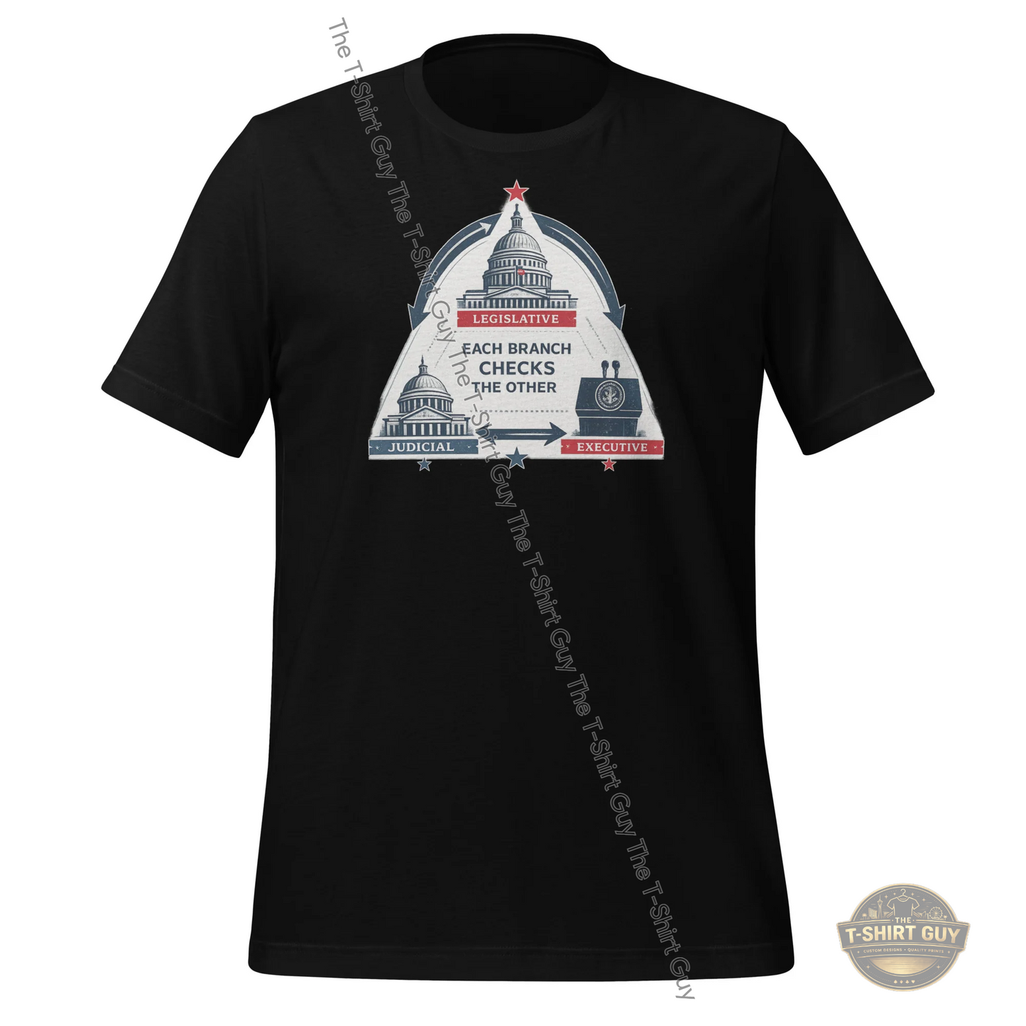Watermarked - Checks and Balances Unisex t-shirt