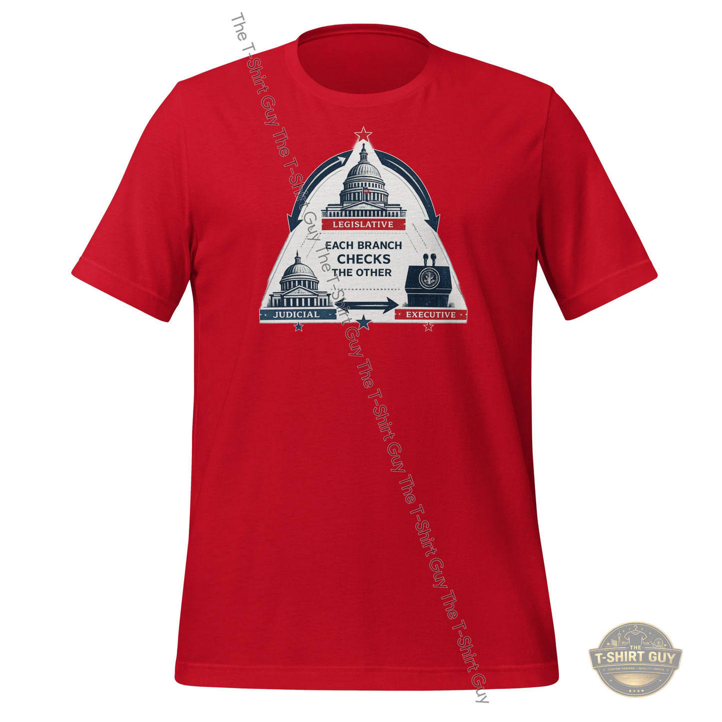 Watermarked - Checks and Balances Unisex t-shirt