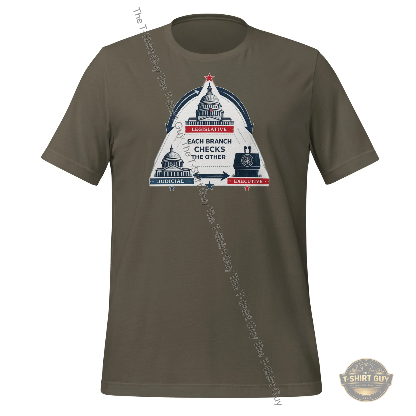 Watermarked - Checks and Balances Unisex t-shirt
