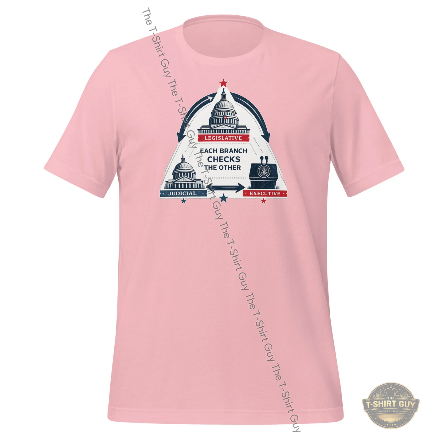 Watermarked - Checks and Balances Unisex t-shirt