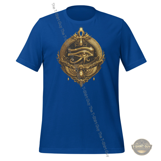 Watermarked - Golden Eye of Horus Unisex t-shirt