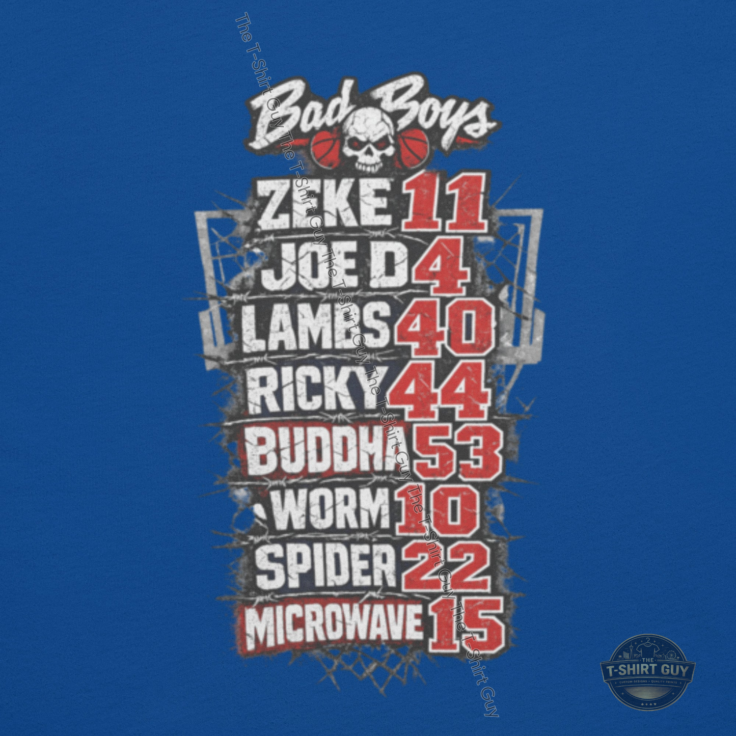 Watermarked - Detroit Bad Boys 1989-1990 Unisex t-shirt