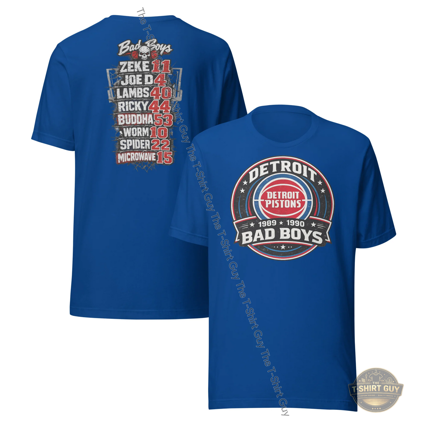 Watermarked - Detroit Bad Boys 1989-1990 Unisex t-shirt