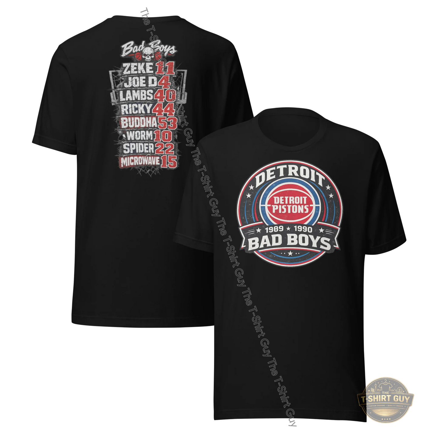 Watermarked - Detroit Bad Boys 1989-1990 Unisex t-shirt