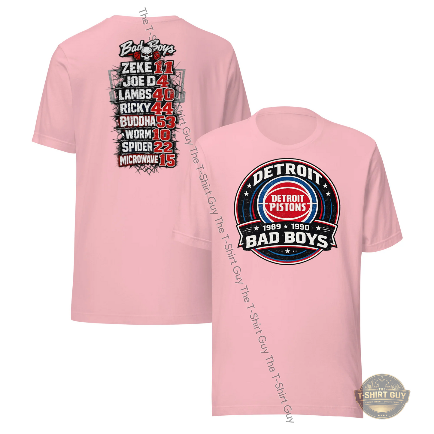 Watermarked - Detroit Bad Boys 1989-1990 Unisex t-shirt