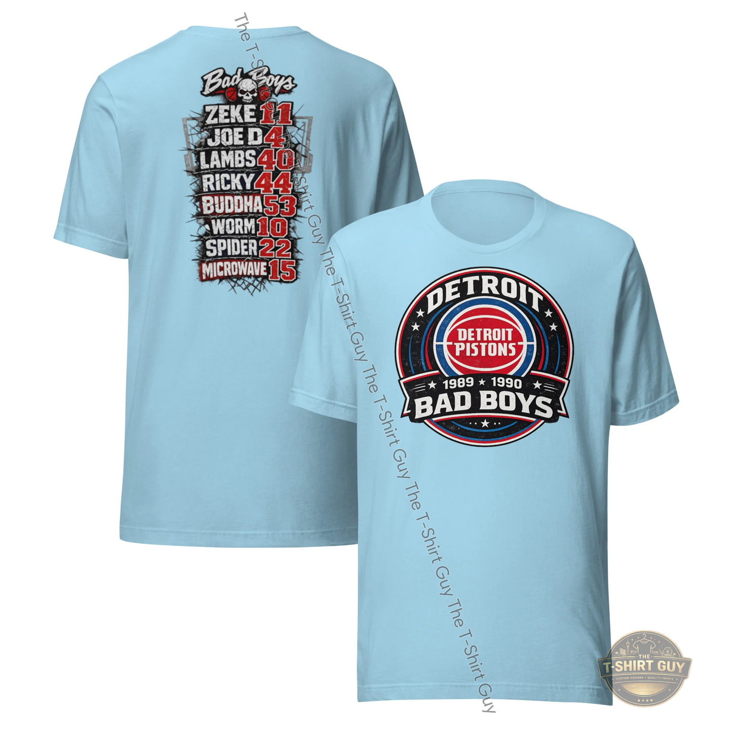 Watermarked - Detroit Bad Boys 1989-1990 Unisex t-shirt