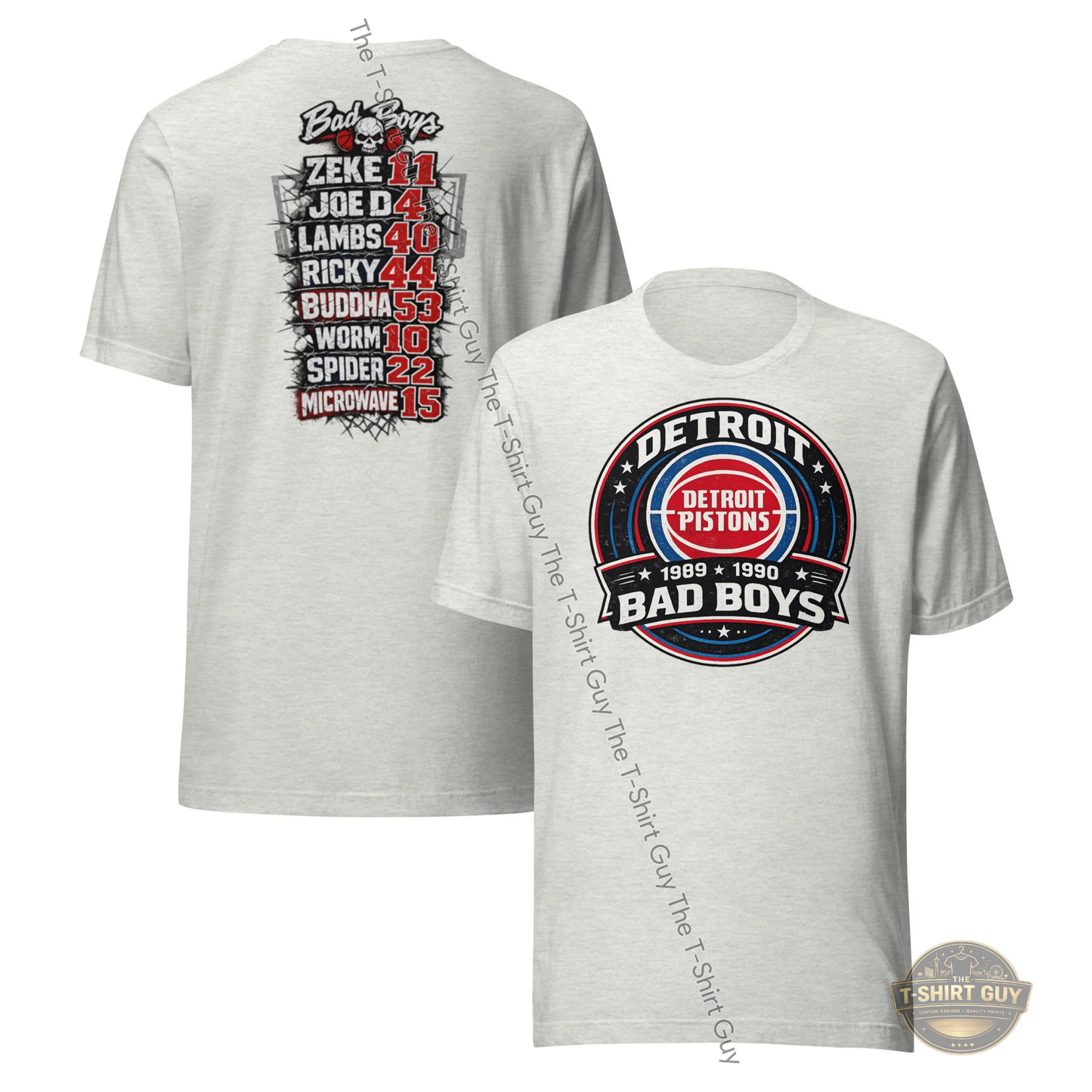 Watermarked - Detroit Bad Boys 1989-1990 Unisex t-shirt