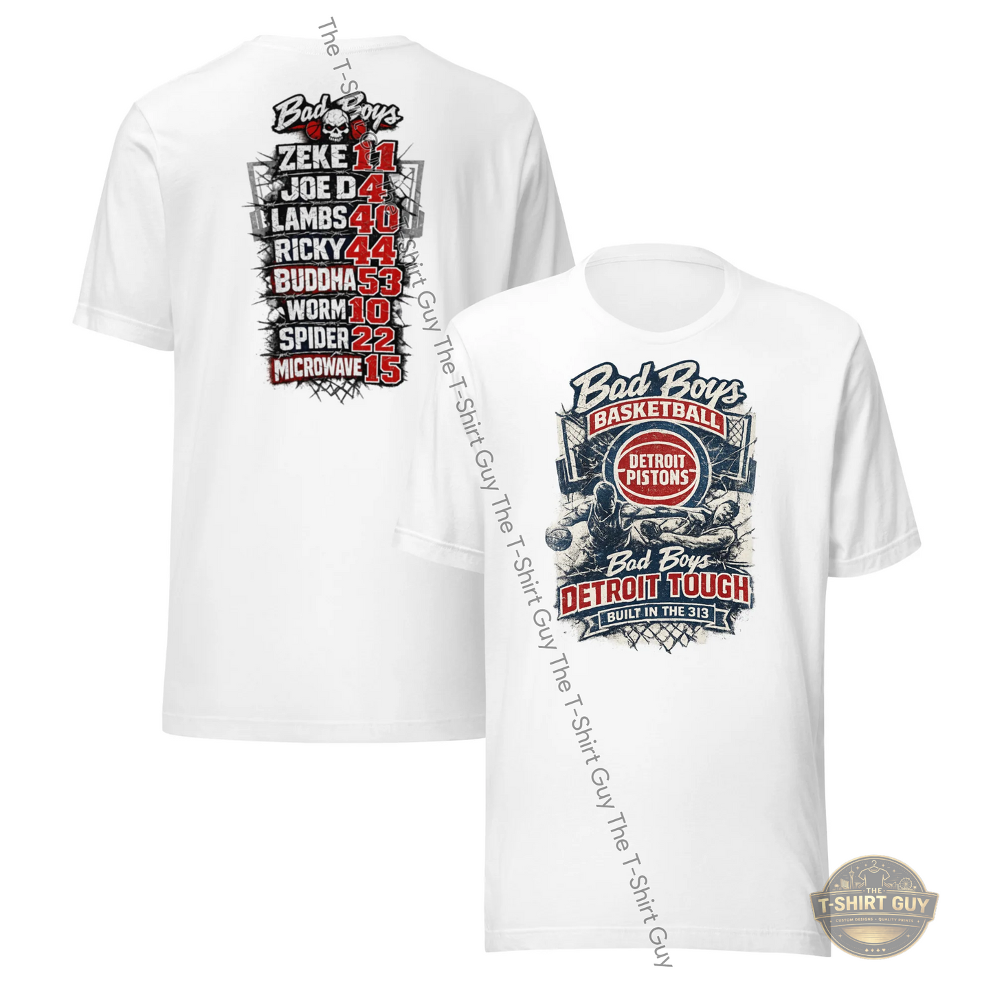 Watermarked - Bad Boys Basketball Detroit Tough Unisex t-shirt