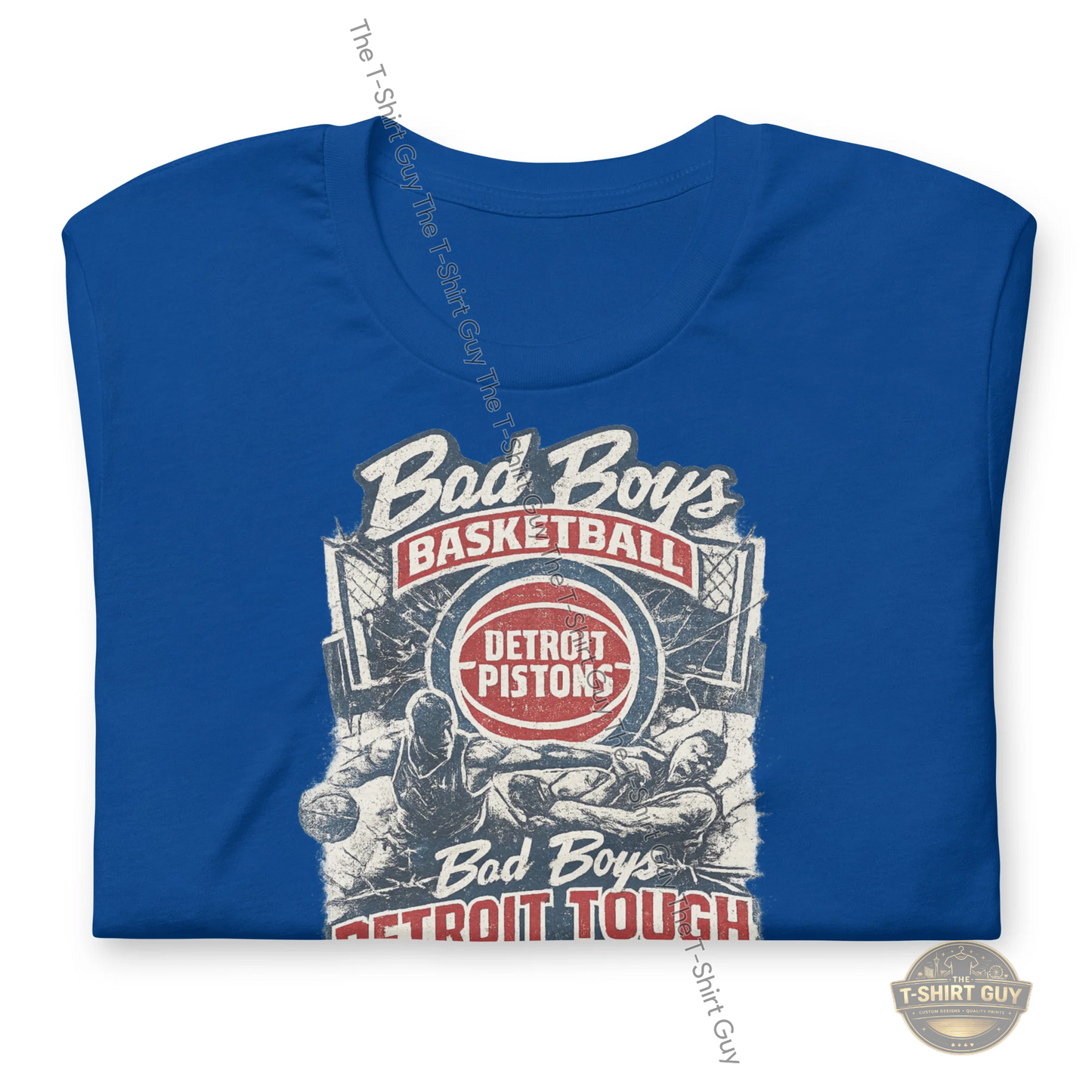 Watermarked - Bad Boys Basketball Detroit Tough Unisex t-shirt