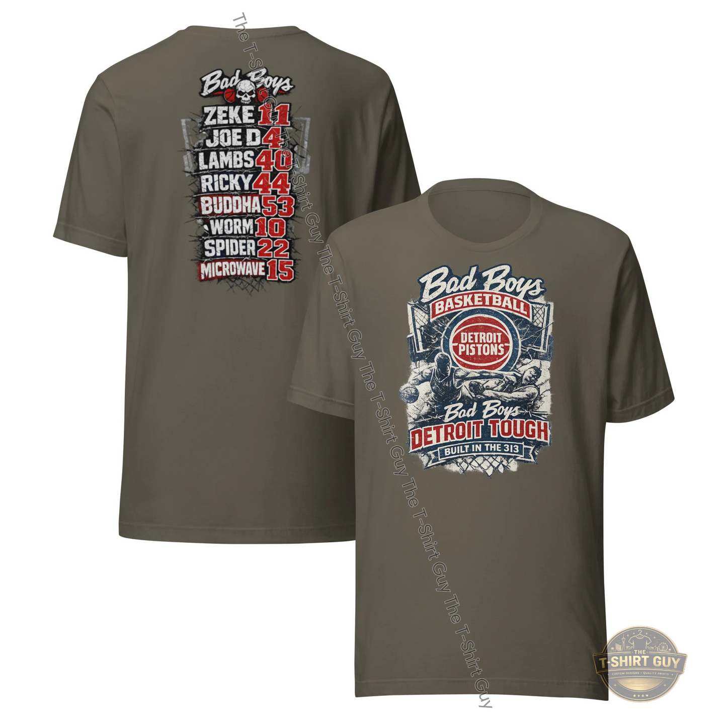 Watermarked - Bad Boys Basketball Detroit Tough Unisex t-shirt