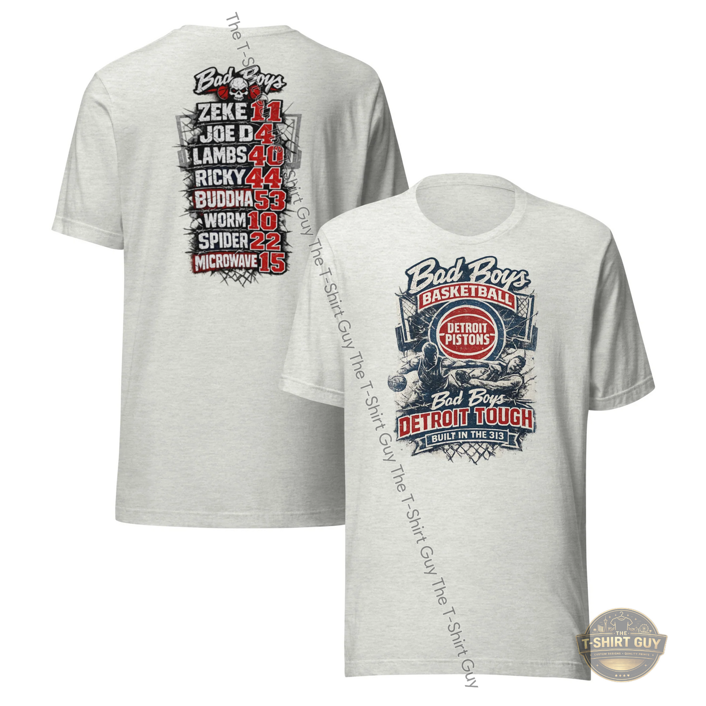 Watermarked - Bad Boys Basketball Detroit Tough Unisex t-shirt