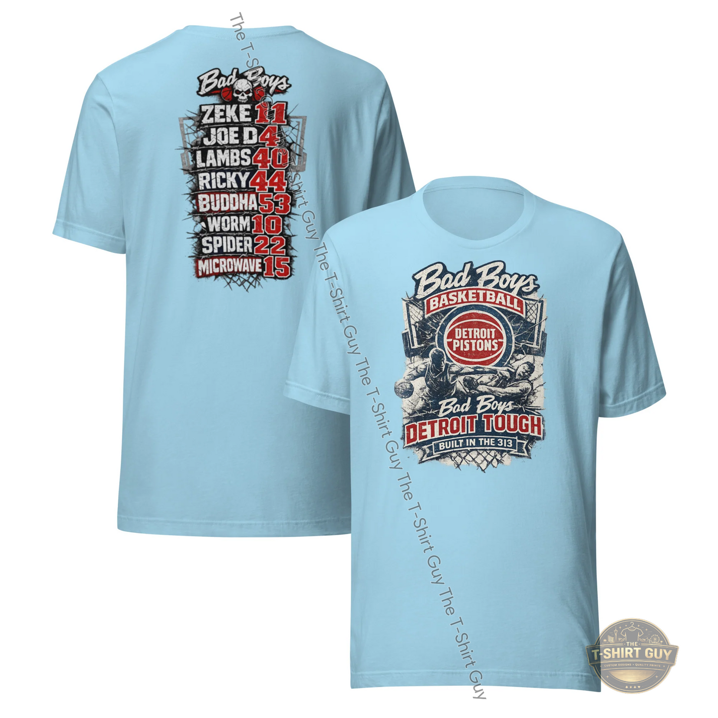 Watermarked - Bad Boys Basketball Detroit Tough Unisex t-shirt