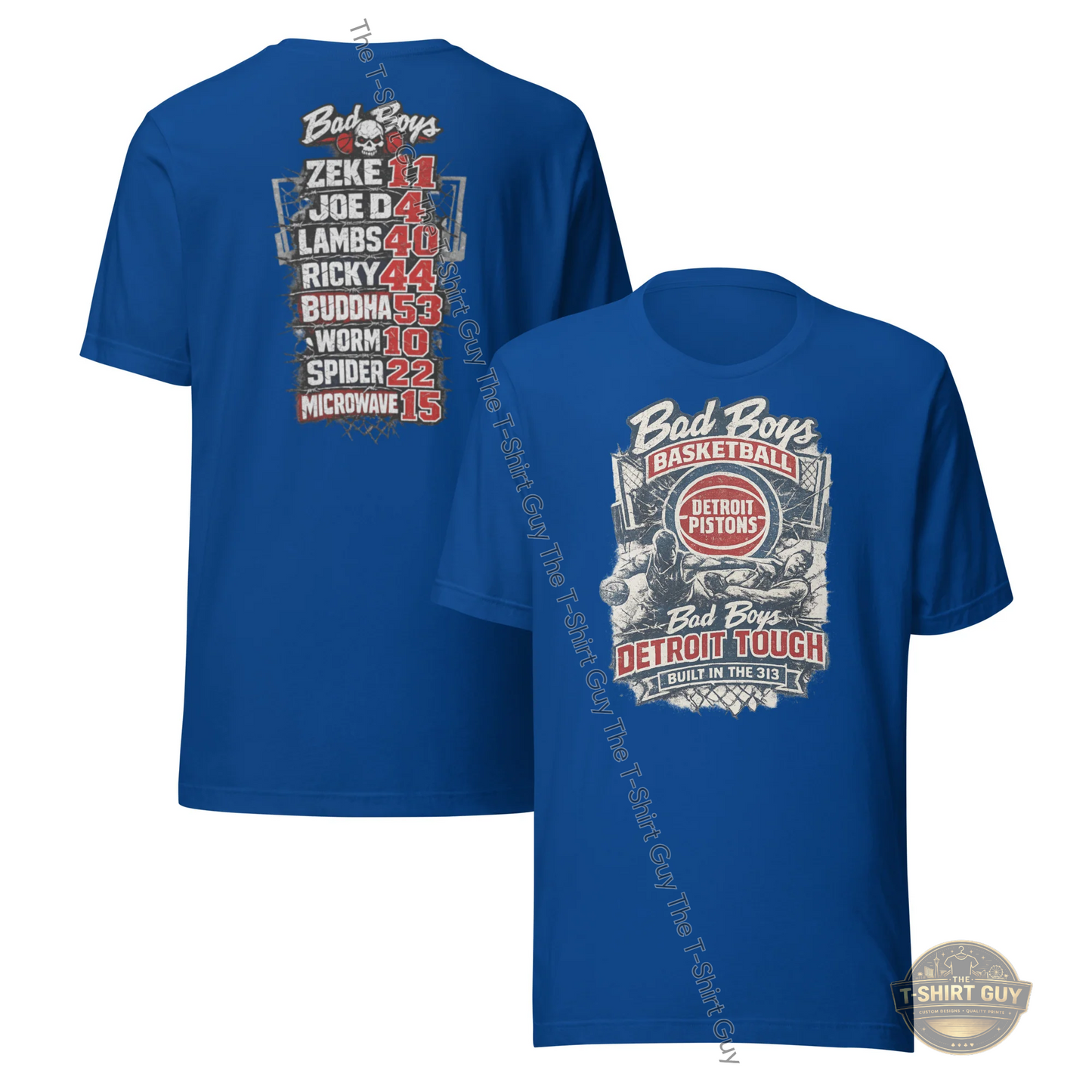 Watermarked - Bad Boys Basketball Detroit Tough Unisex t-shirt