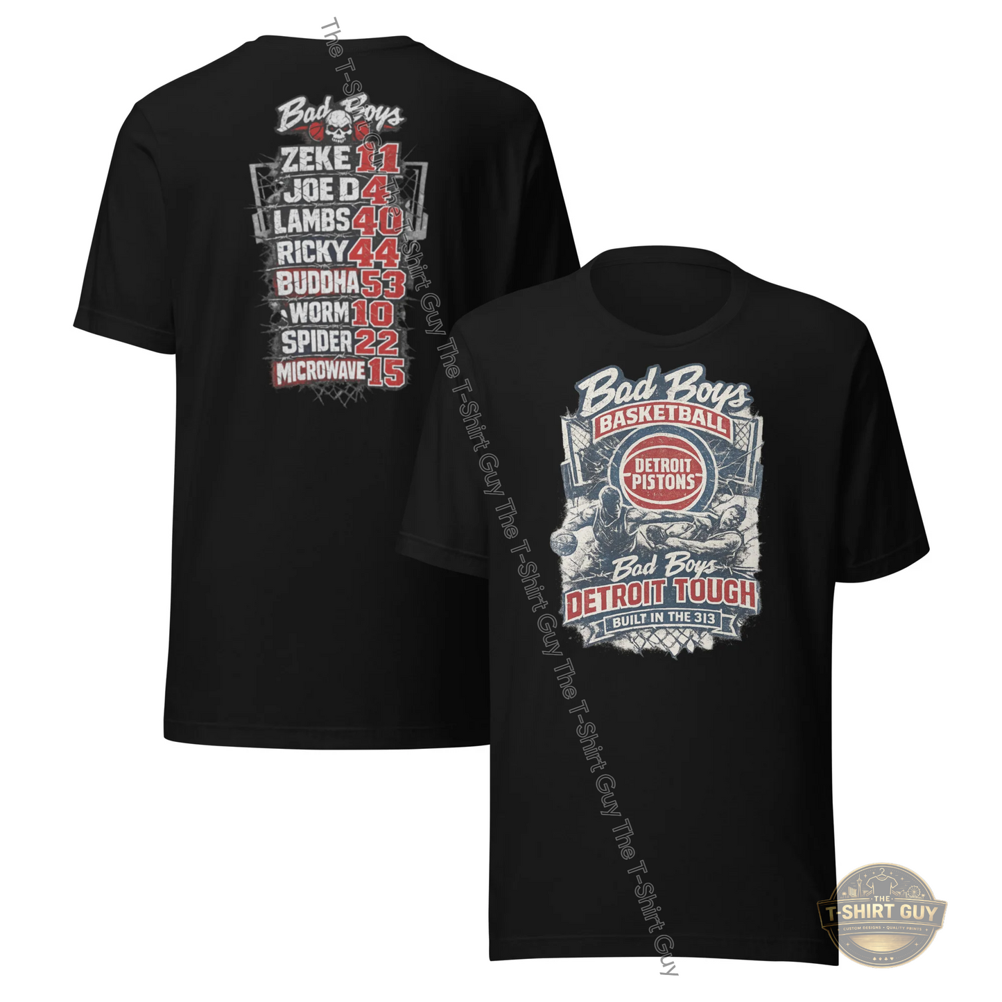 Watermarked - Bad Boys Basketball Detroit Tough Unisex t-shirt