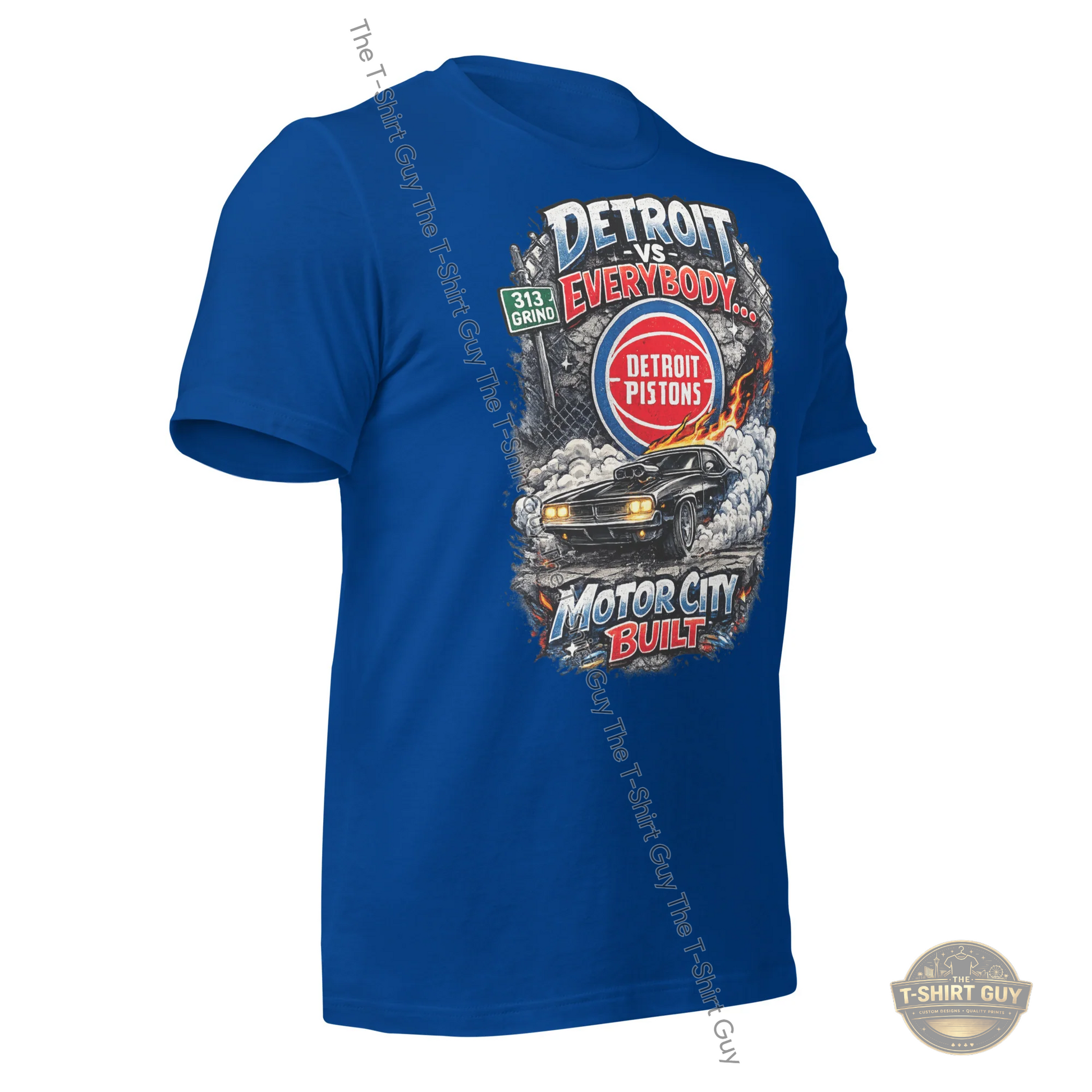 Watermarked - Detroit Vs Everybody Motor City Built Unisex t-shirt