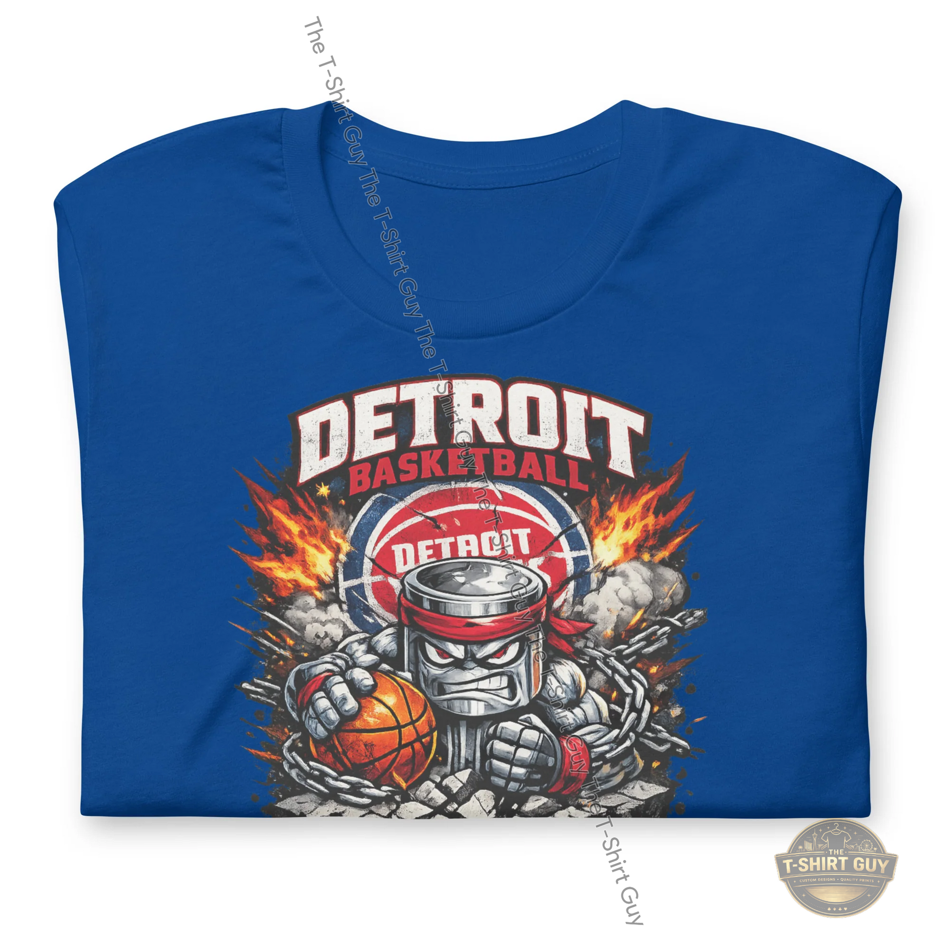 Watermarked - Detroit Basketball Motor City Tough Unisex t-shirt
