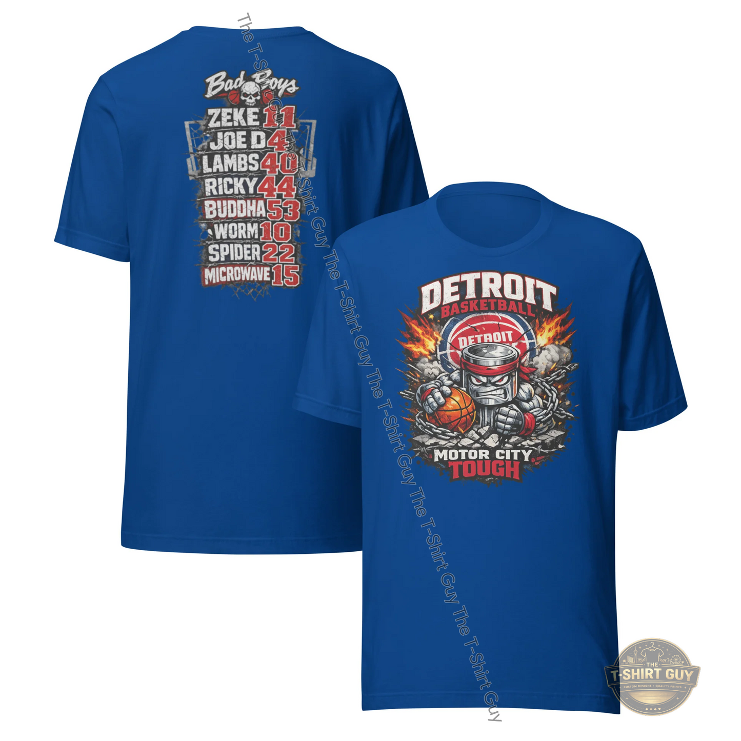 Watermarked - Detroit Basketball Motor City Tough Unisex t-shirt