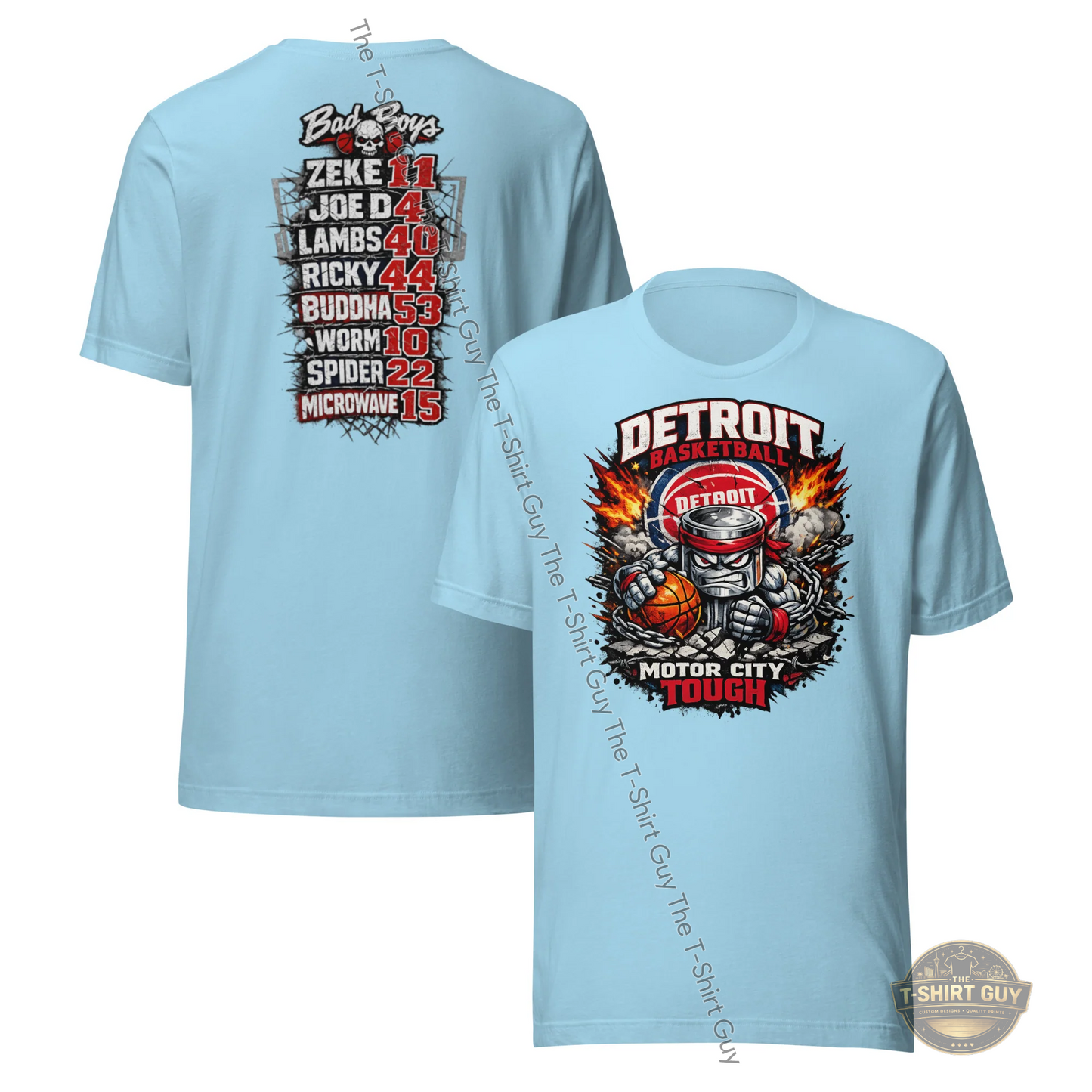 Watermarked - Detroit Basketball Motor City Tough Unisex t-shirt