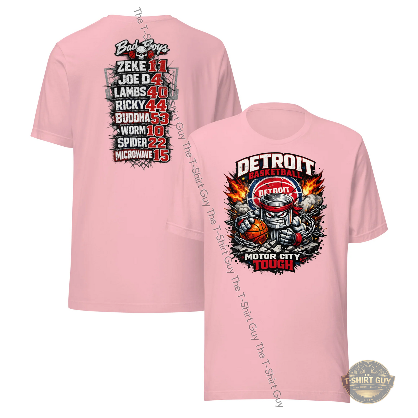 Watermarked - Detroit Basketball Motor City Tough Unisex t-shirt