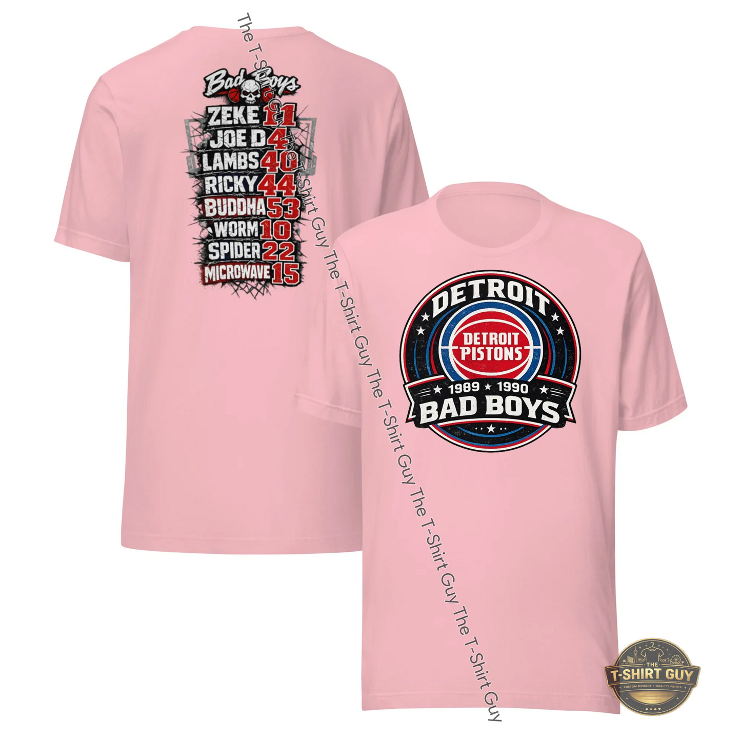 Watermarked - Detroit Bad Boys 1989-1990 Unisex t-shirt