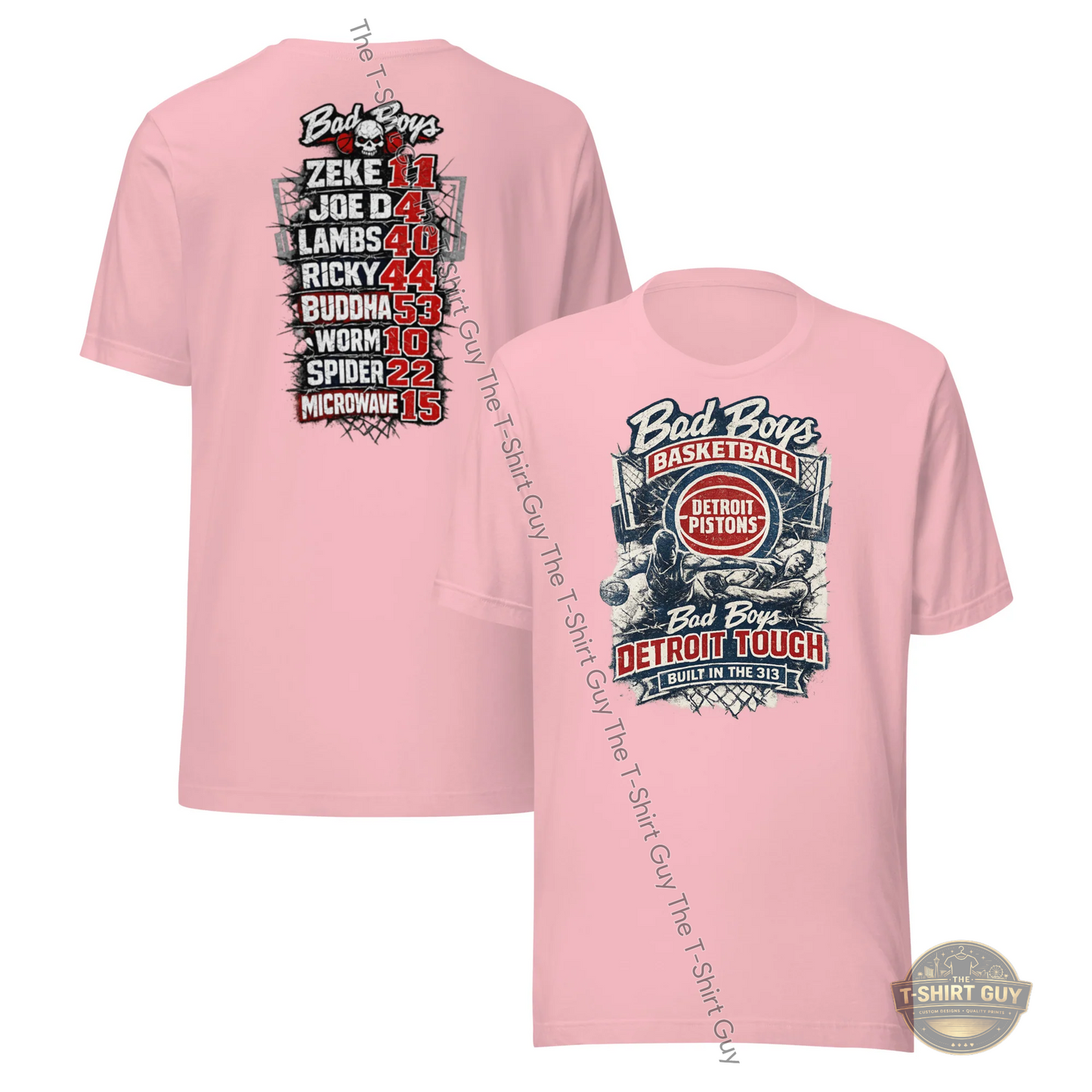 Watermarked - Bad Boys Basketball Detroit Tough Unisex t-shirt