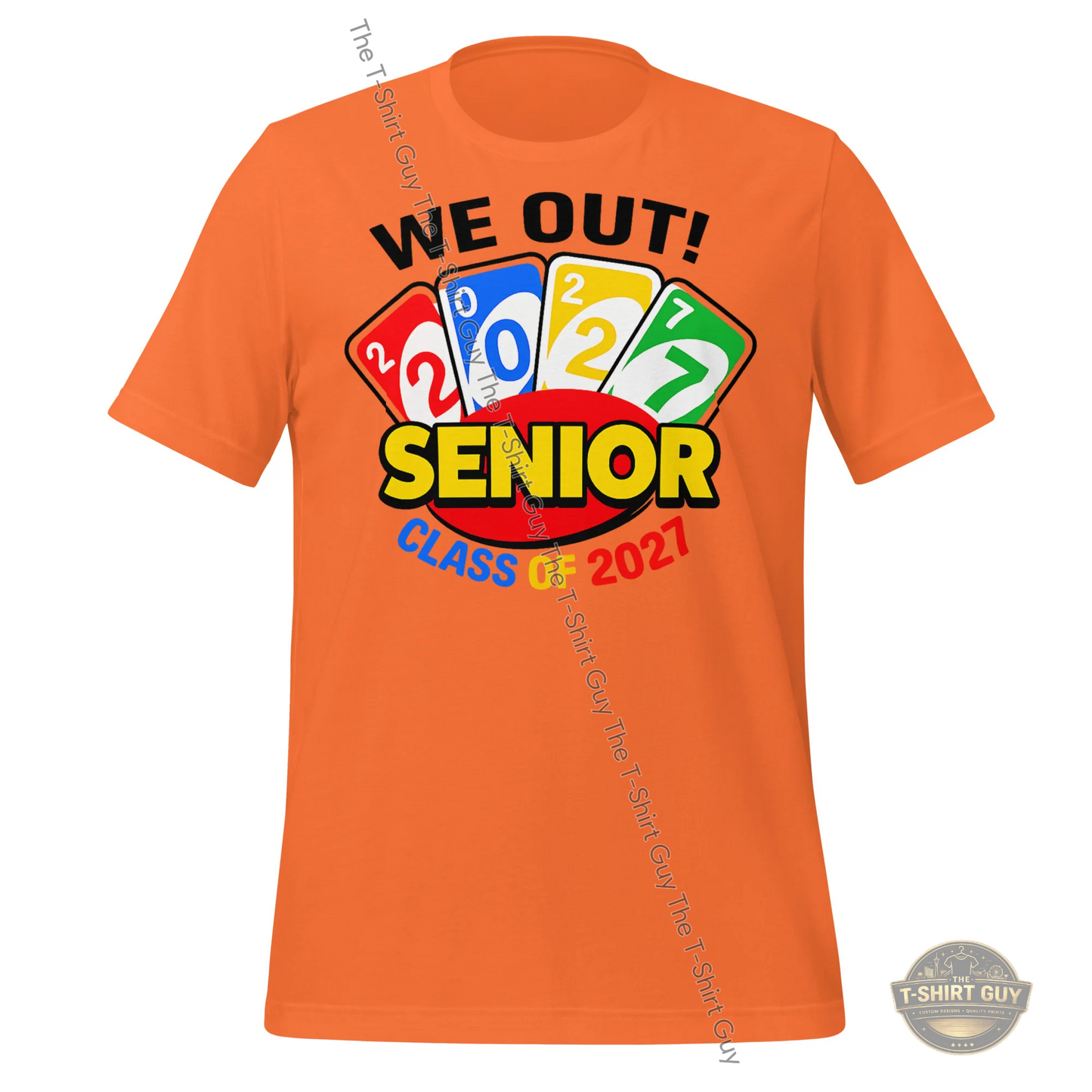 Watermarked - We Out!! Class of 2027 Uno Unisex t-shirt