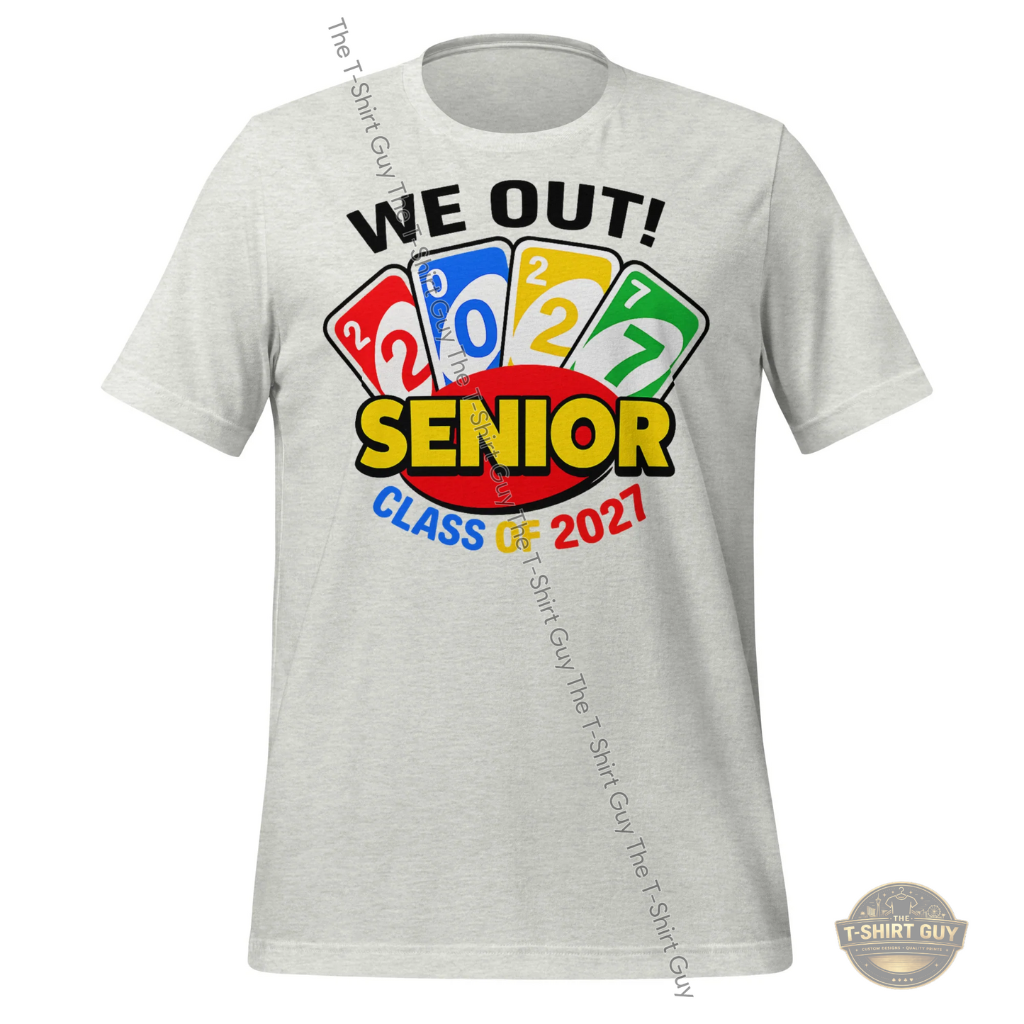 Watermarked - We Out!! Class of 2027 Uno Unisex t-shirt