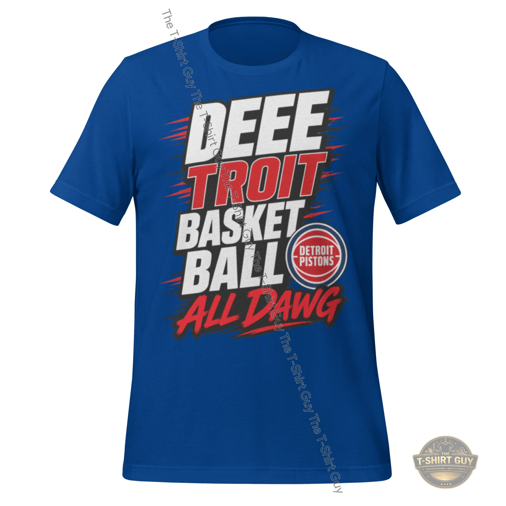 Watermarked - DEEE Troit Basketball All Dawg Unisex t-shirt