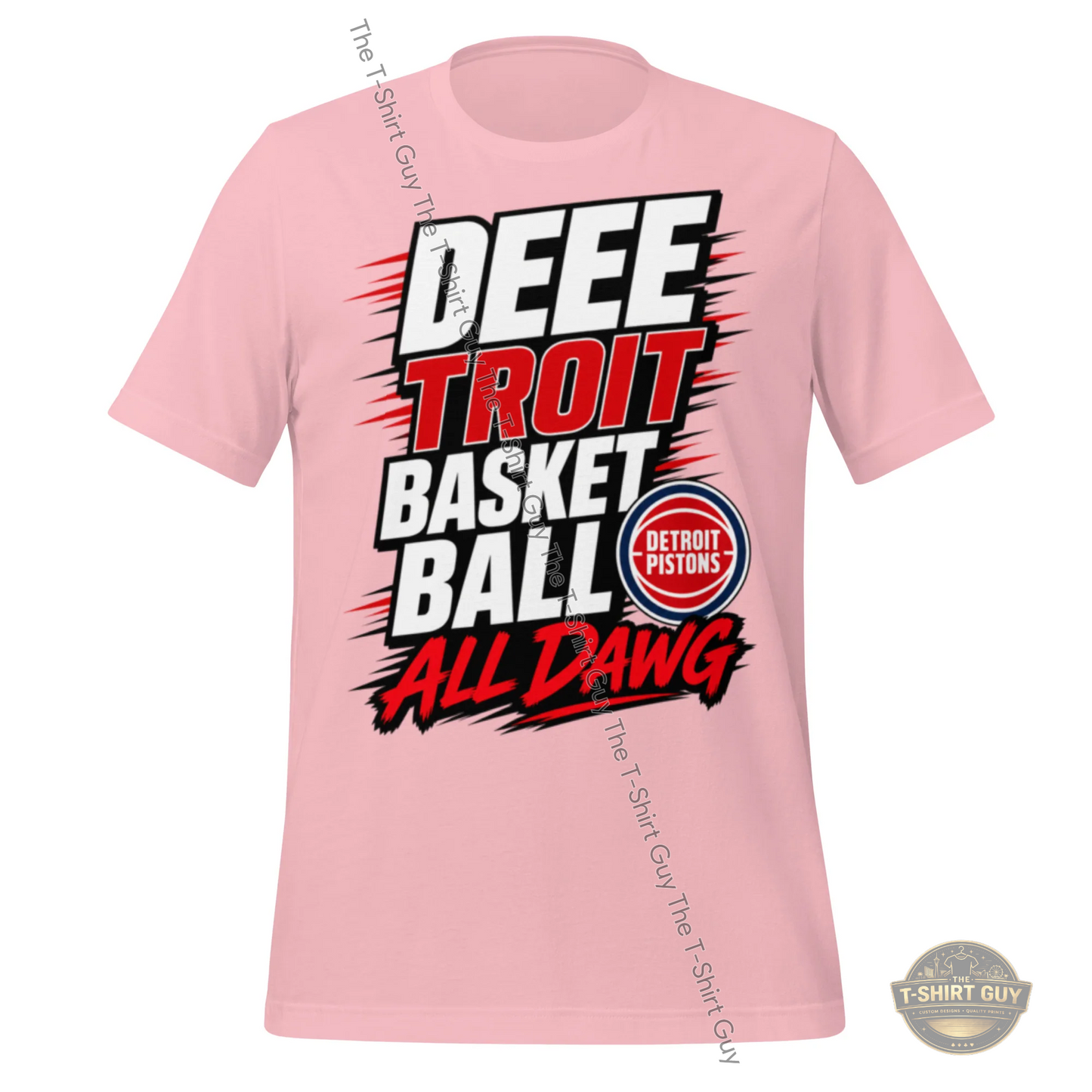 Watermarked - DEEE Troit Basketball All Dawg Unisex t-shirt
