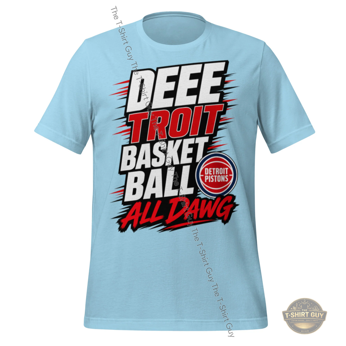 Watermarked - DEEE Troit Basketball All Dawg Unisex t-shirt