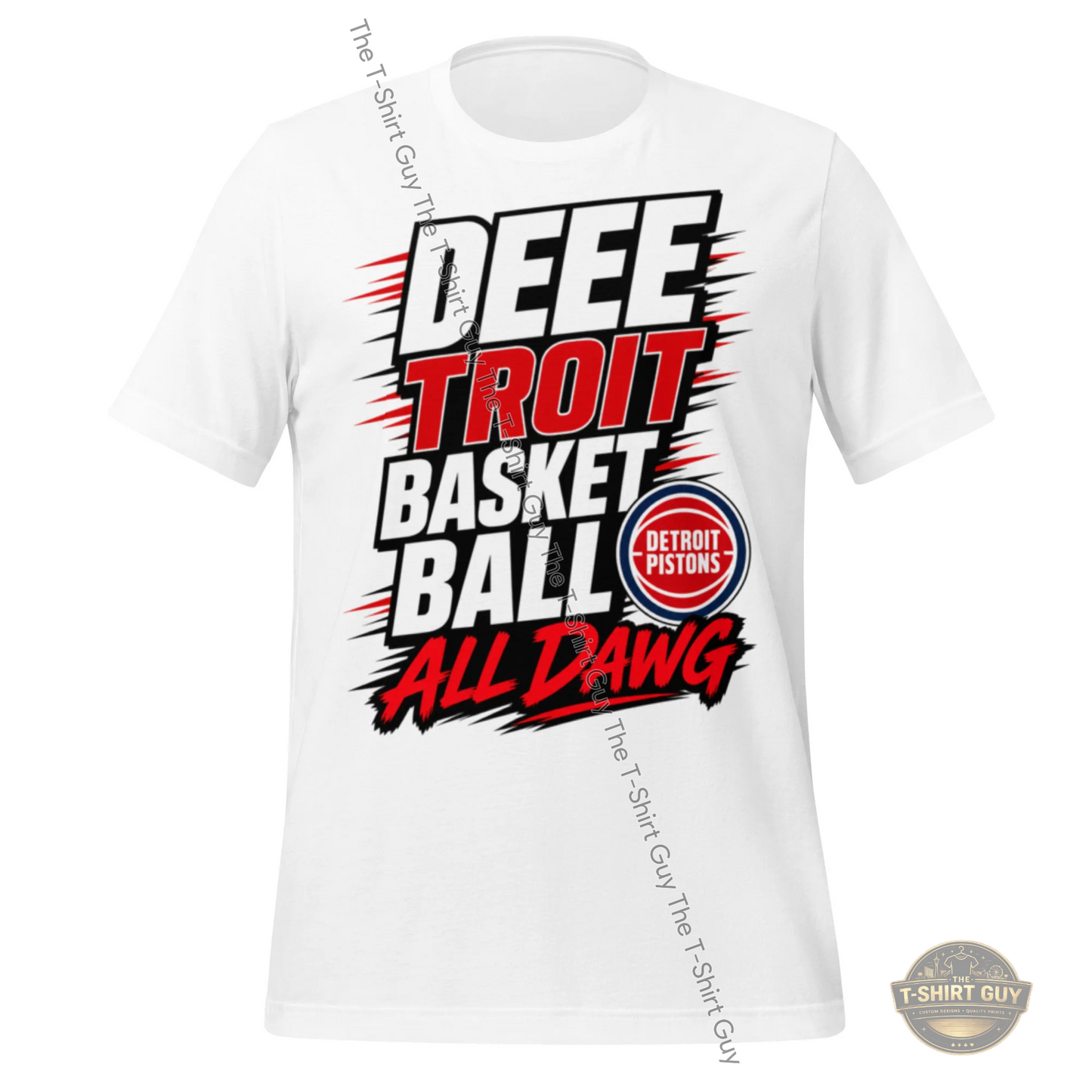 Watermarked - DEEE Troit Basketball All Dawg Unisex t-shirt
