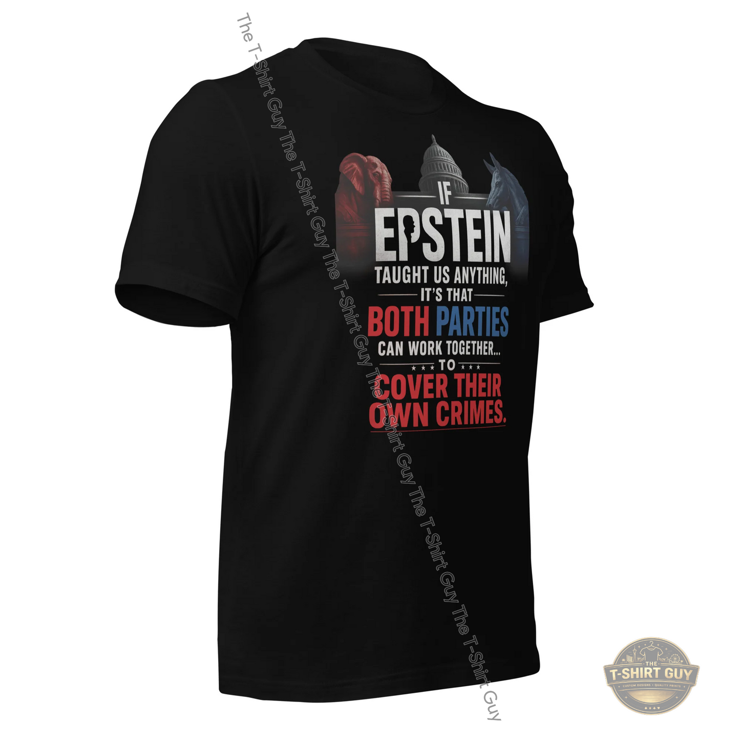Watermarked - If Epstein Taught Us Anything Unisex t-shirt