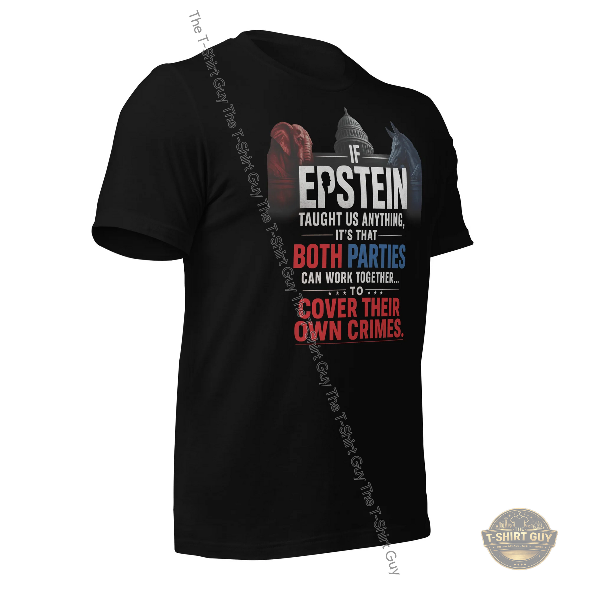Watermarked - If Epstein Taught Us Anything Unisex t-shirt