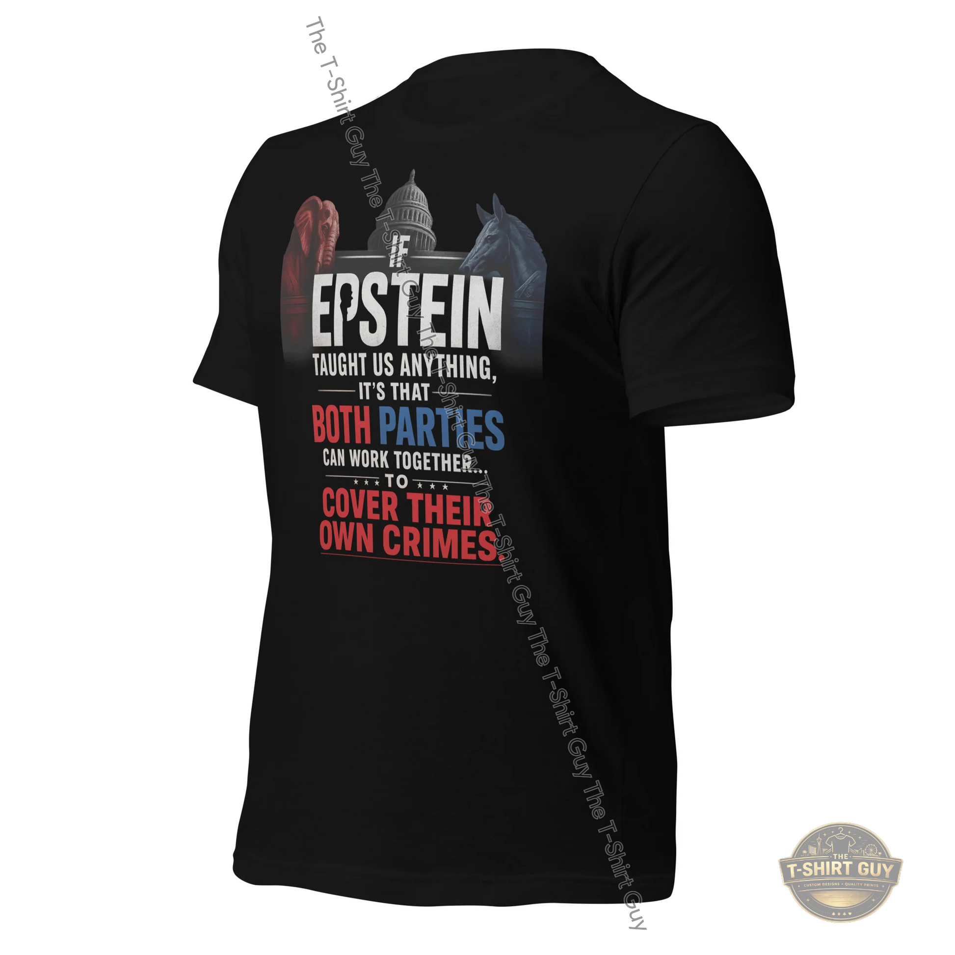 Watermarked - If Epstein Taught Us Anything Unisex t-shirt