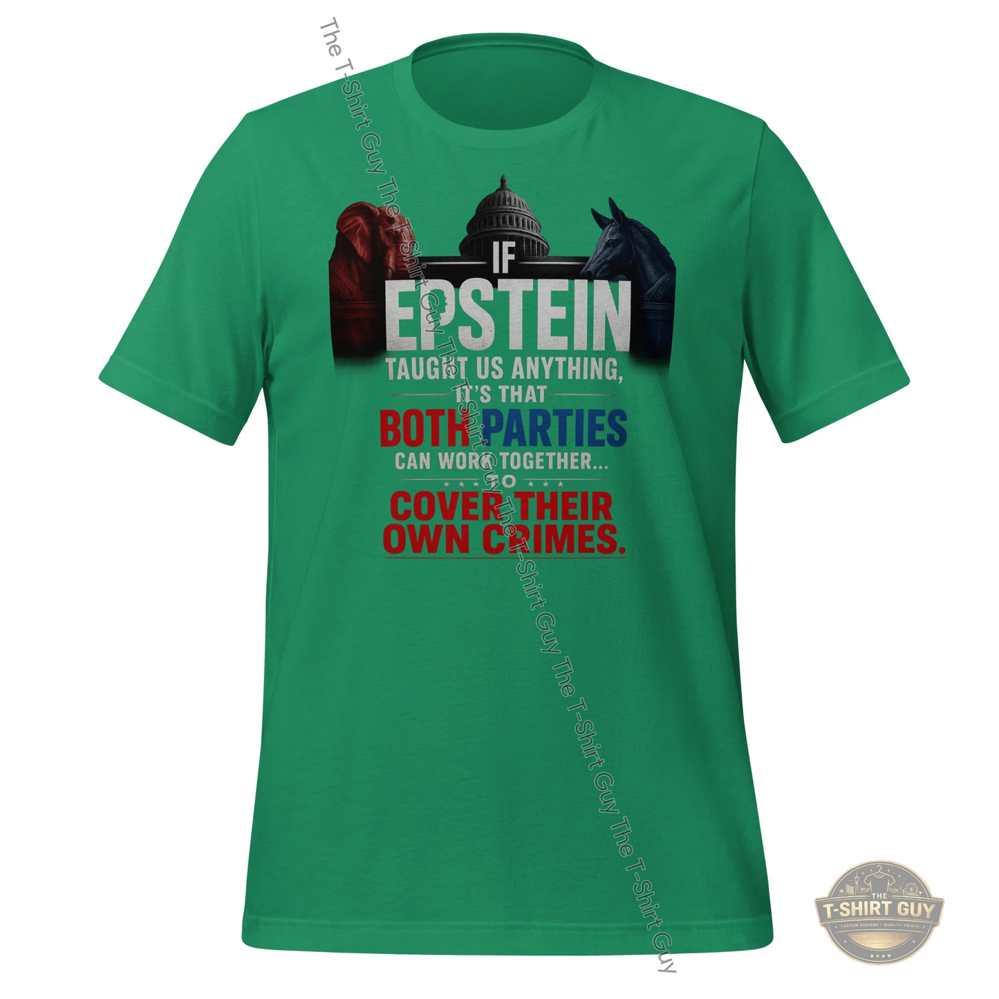 Watermarked - If Epstein Taught Us Anything Unisex t-shirt