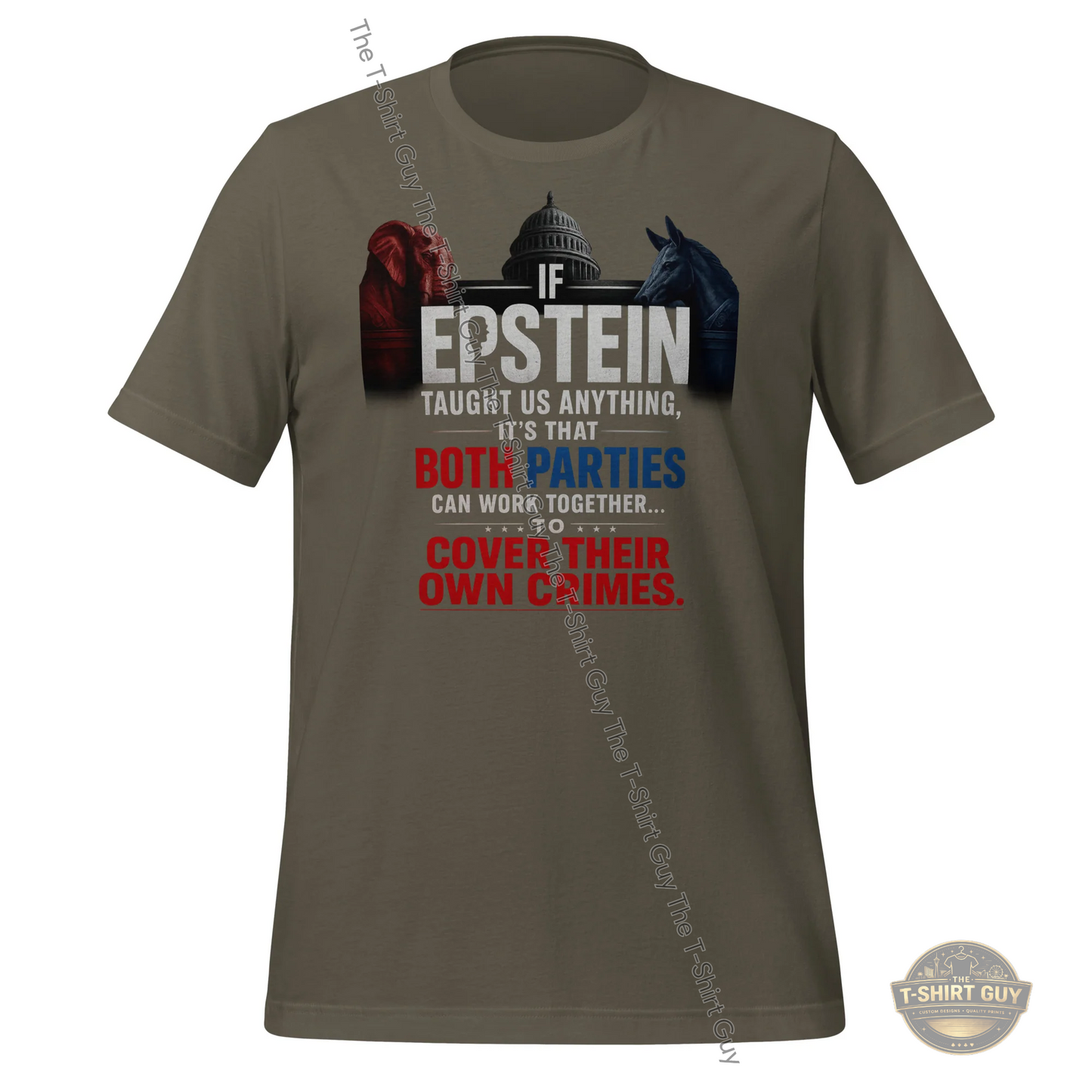 Watermarked - If Epstein Taught Us Anything Unisex t-shirt