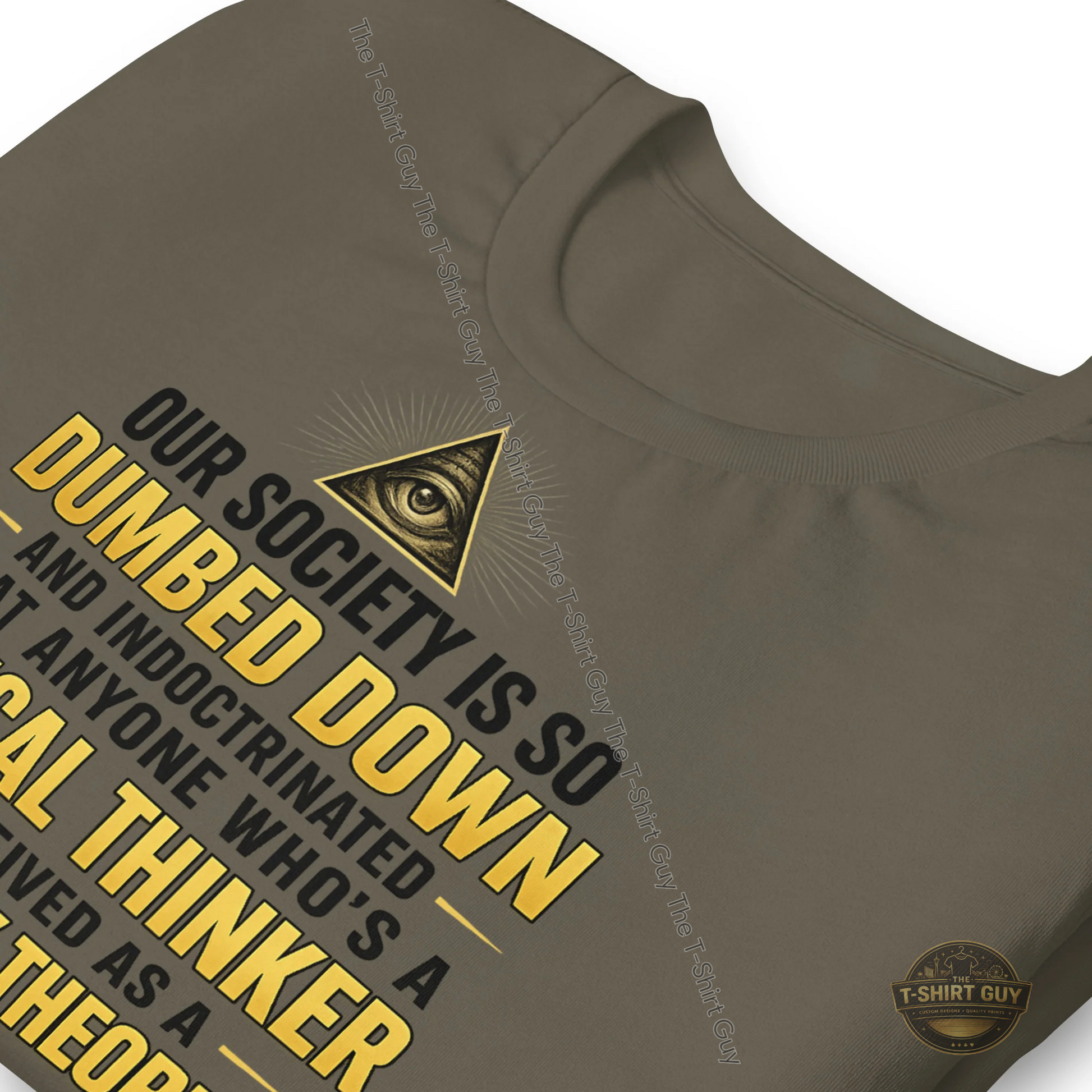 Watermarked - Dumbed Down Society Unisex t-shirt