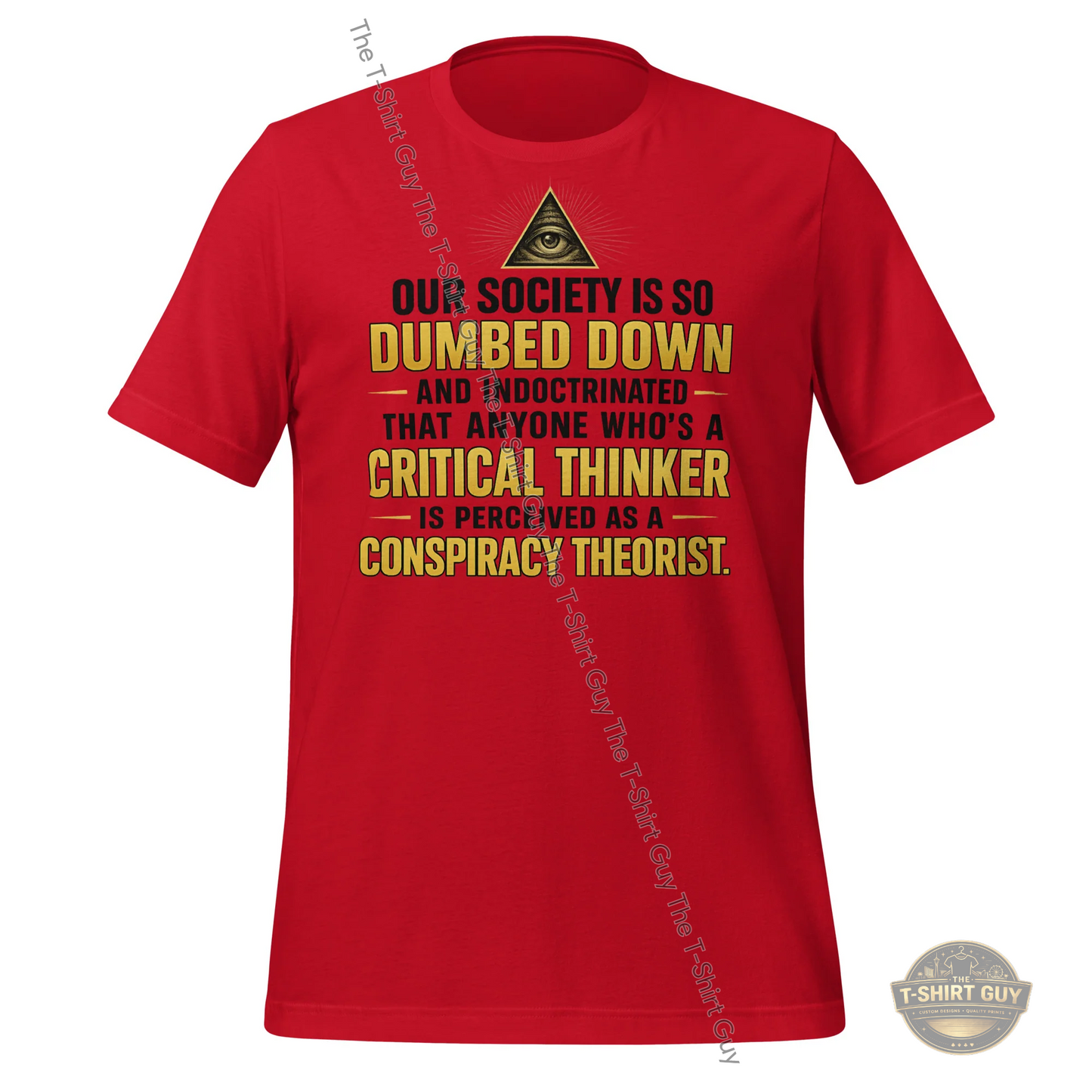 Watermarked - Dumbed Down Society Unisex t-shirt