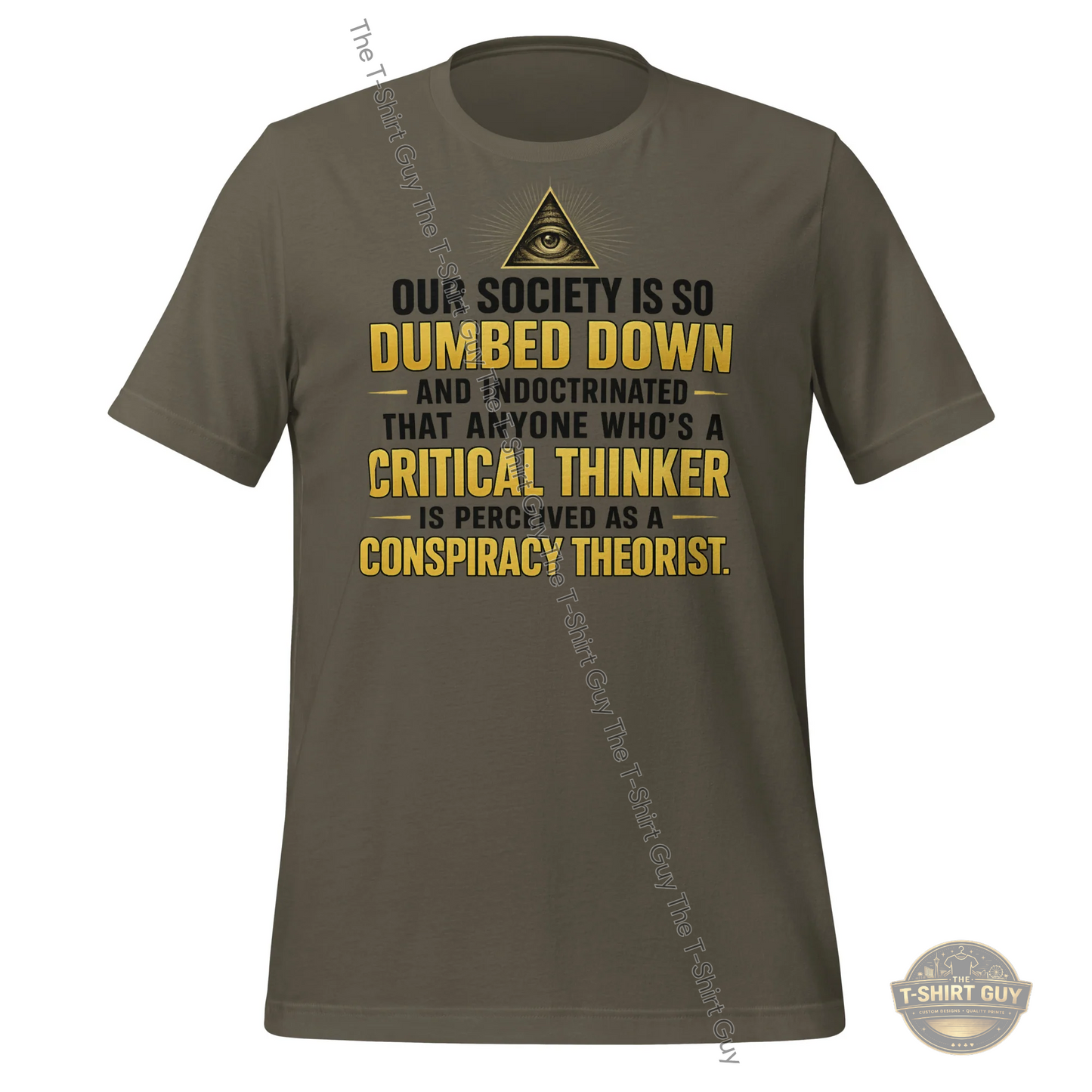 Watermarked - Dumbed Down Society Unisex t-shirt
