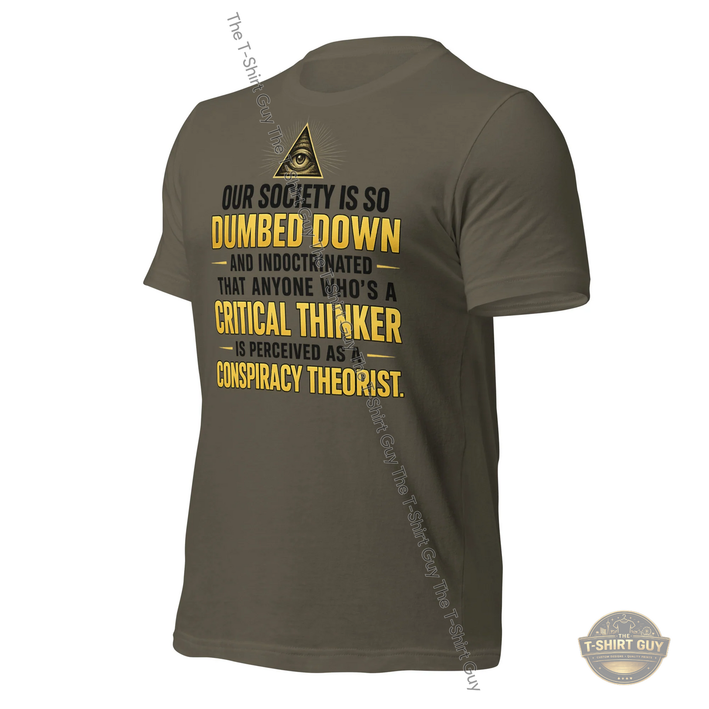 Watermarked - Dumbed Down Society Unisex t-shirt