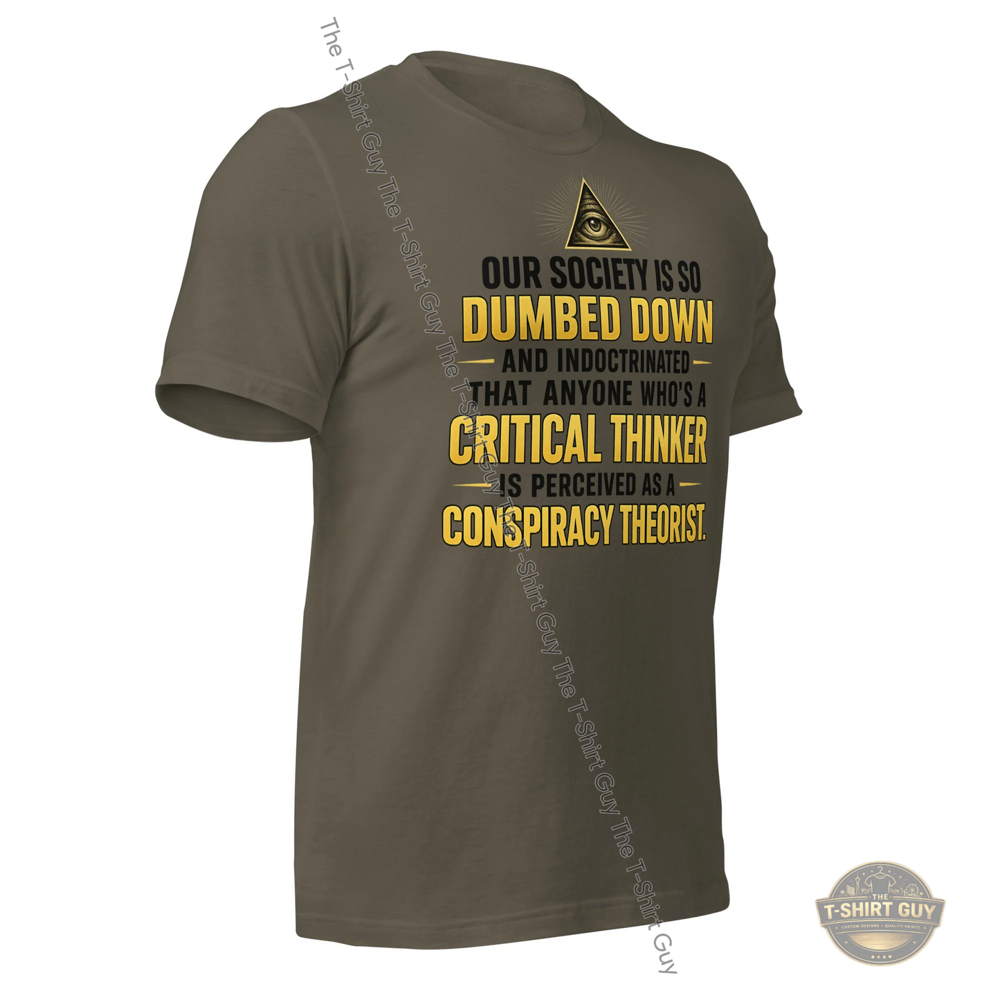 Watermarked - Dumbed Down Society Unisex t-shirt