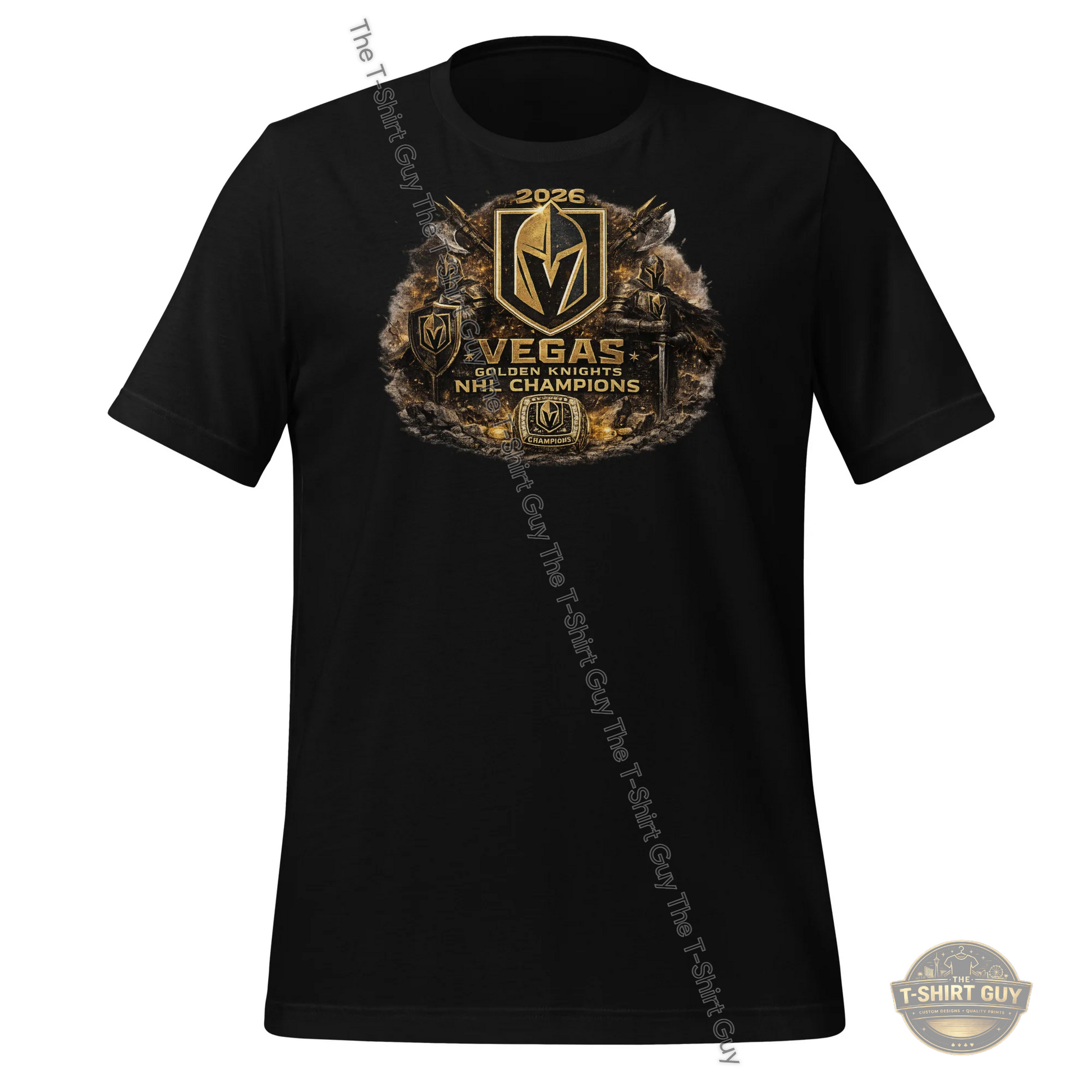 Watermarked - Las Vegas Golden Knights 2026 Champions Unisex t-shirt