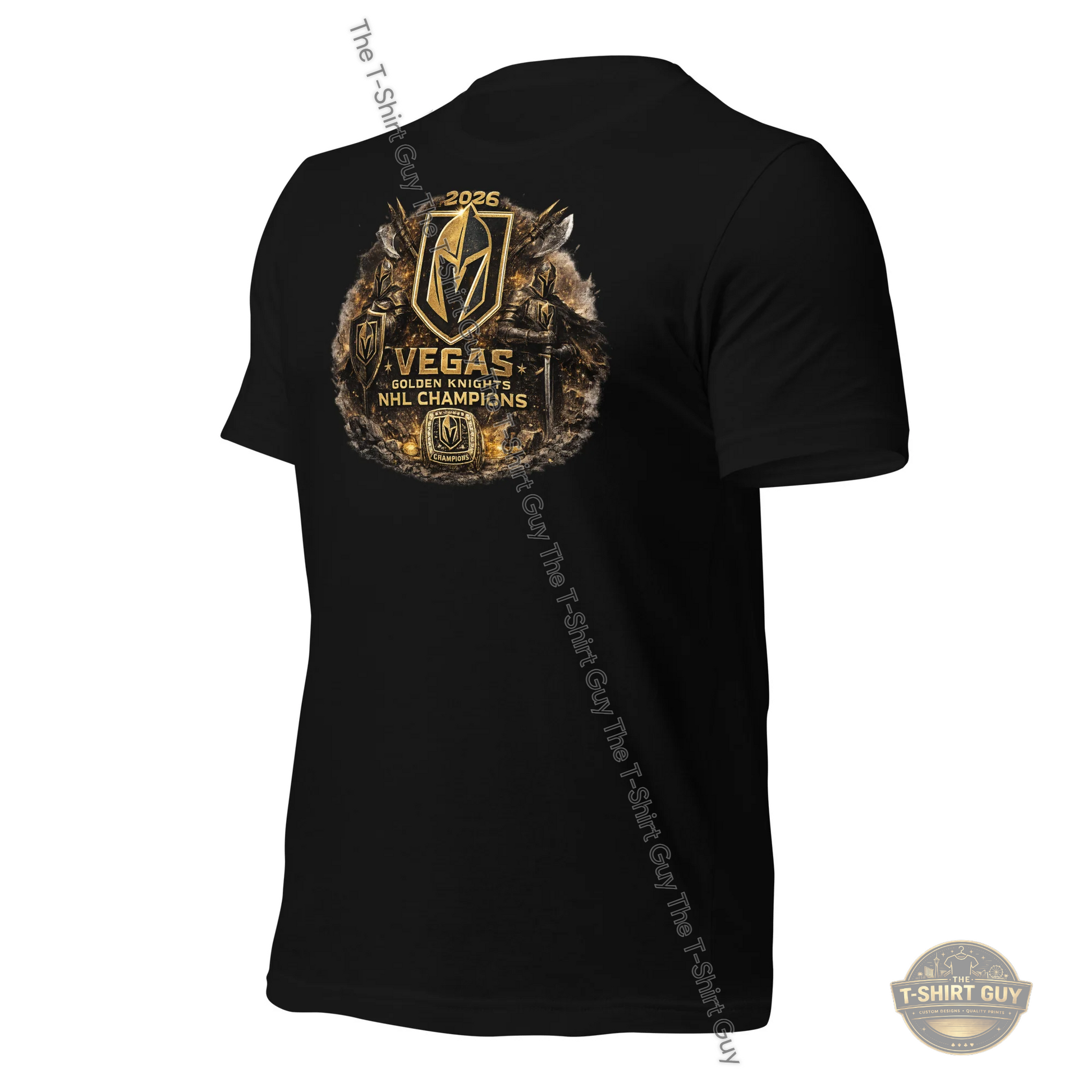 Watermarked - Las Vegas Golden Knights 2026 Champions Unisex t-shirt