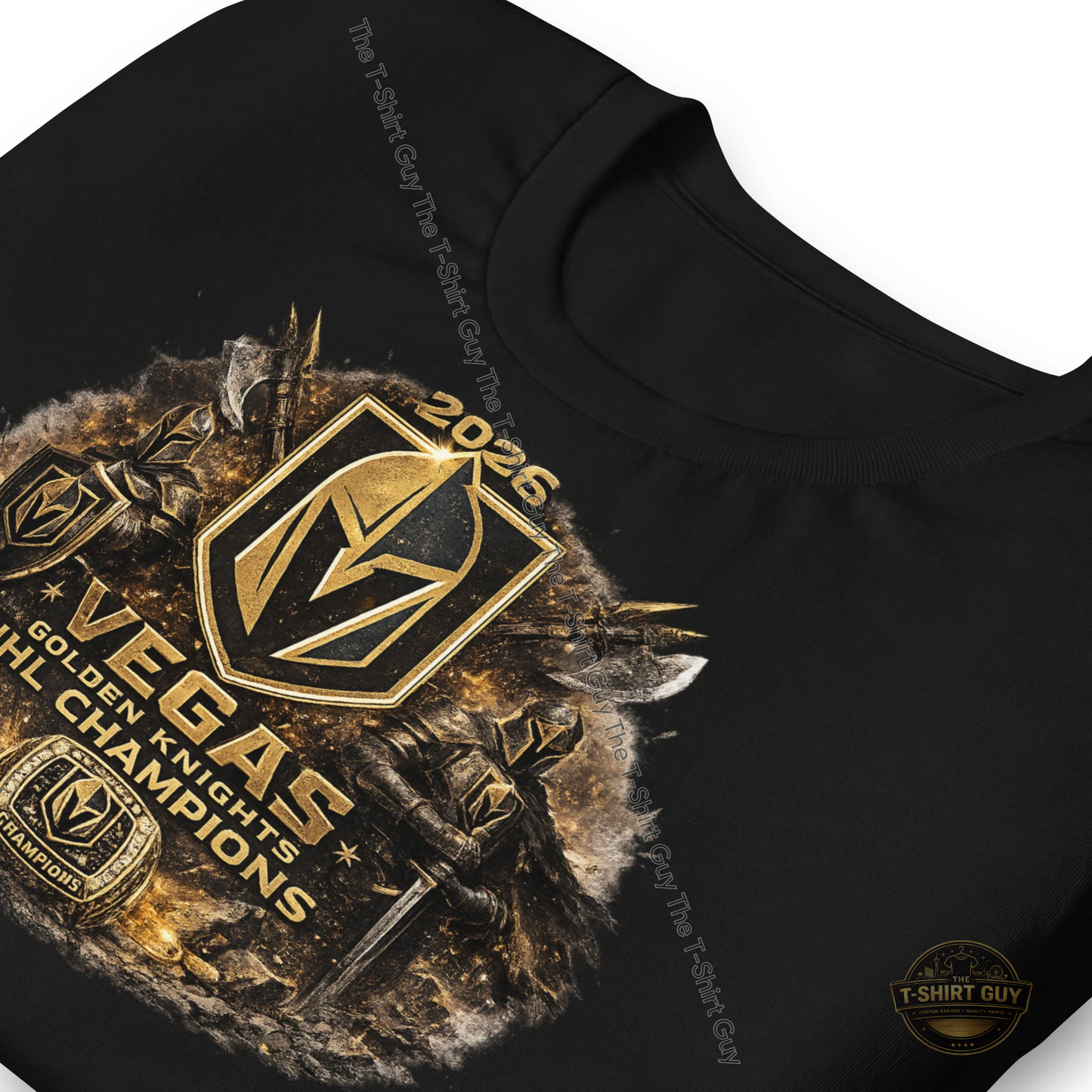 Watermarked - Las Vegas Golden Knights 2026 Champions Unisex t-shirt